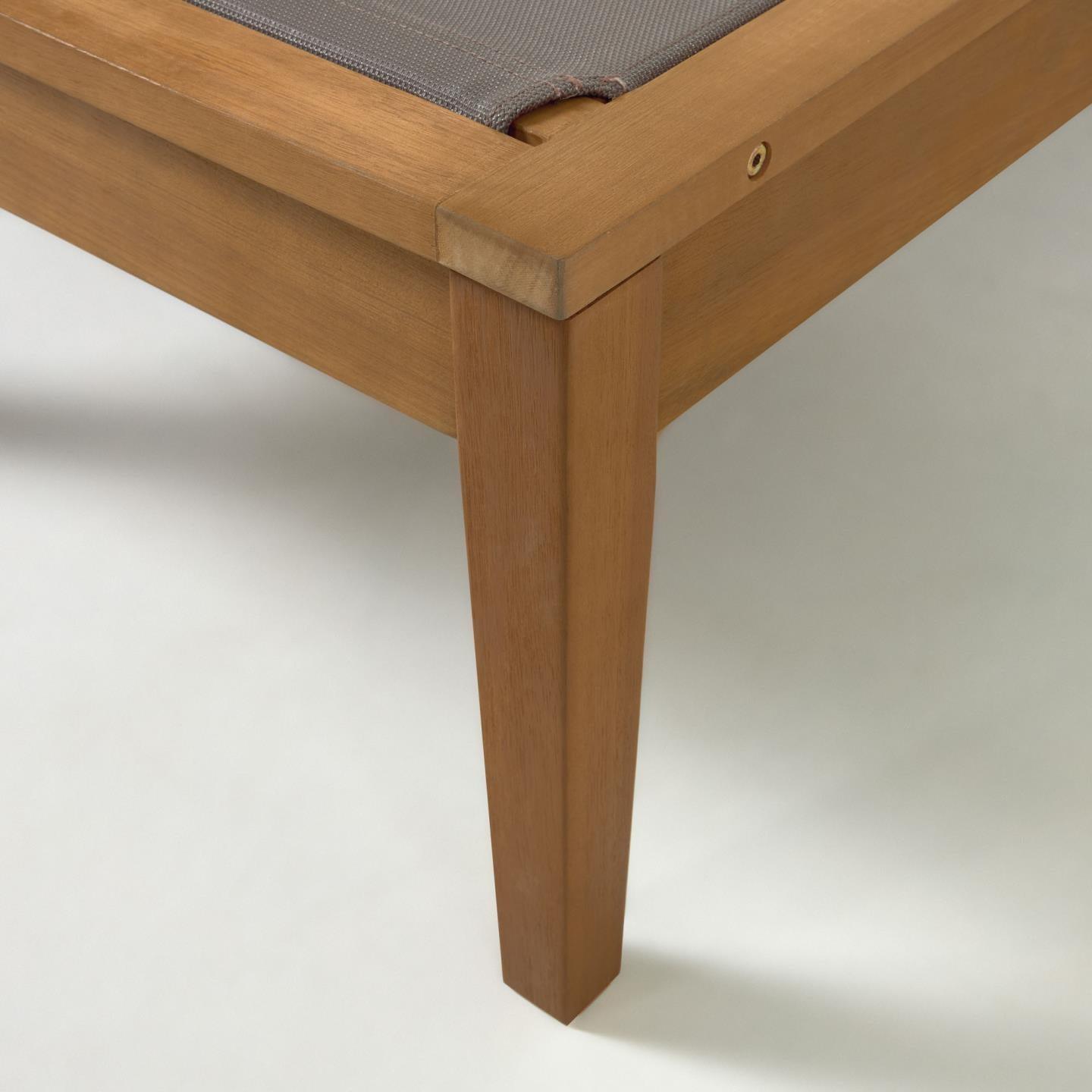 Leżak CATERIN szary La Forma Eye on Design