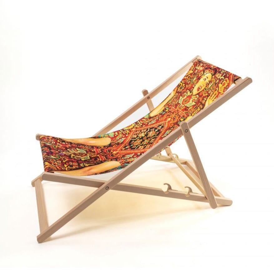 Leżak LADY ON CARPET czerwony Seletti Eye on Design