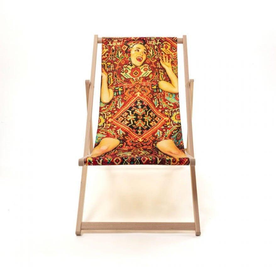 Leżak LADY ON CARPET czerwony Seletti Eye on Design