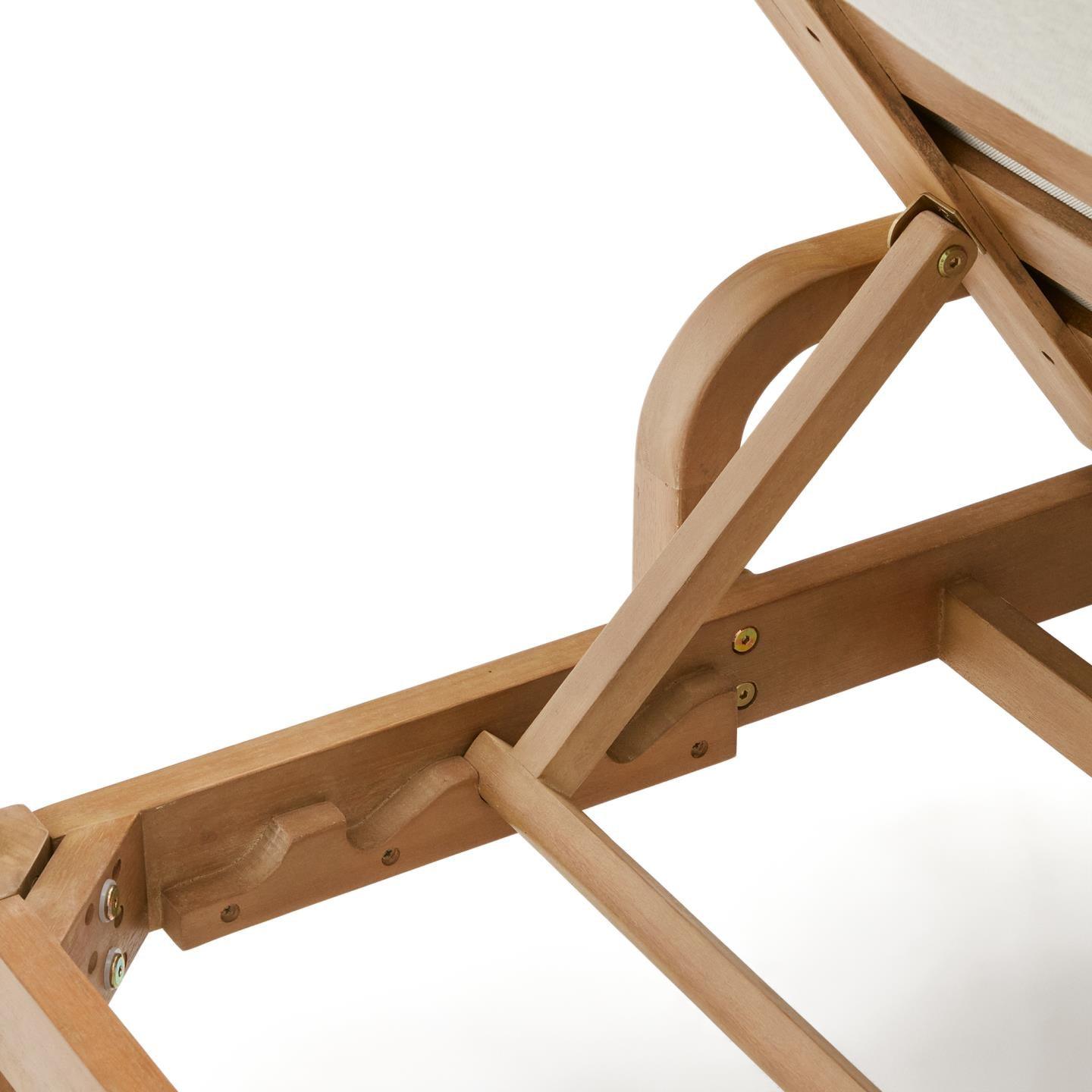 Leżak ogrodowy SONSAURA lite drewno eukaliptusowe La Forma Eye on Design