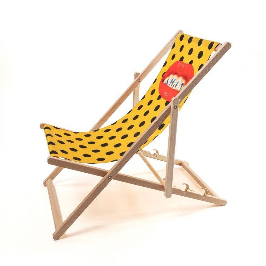 Leżak SHIT żółty Seletti Eye on Design