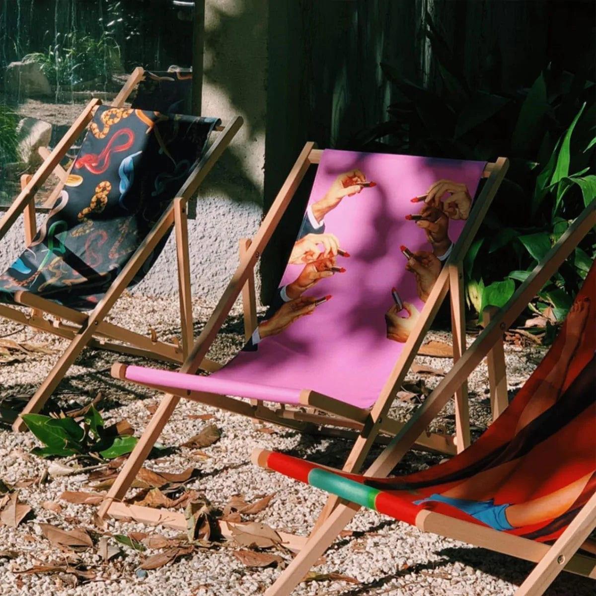 Leżak SNEAKS czarny Seletti Eye on Design