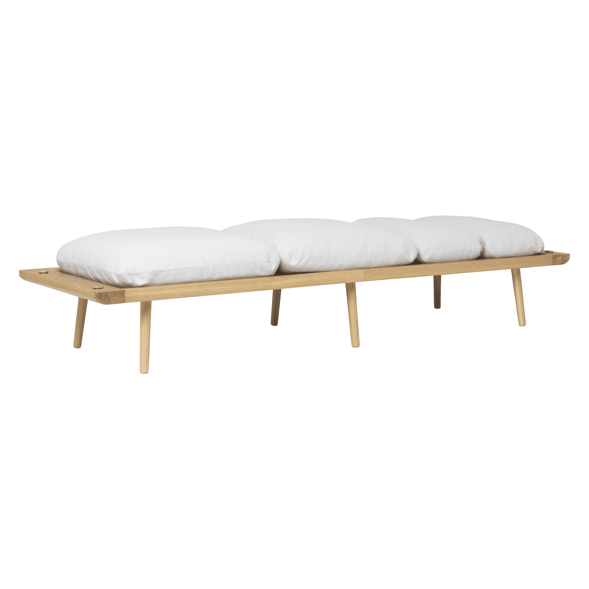 Leżanka LOUNGE AROUND baby blue z dębową podstawą UMAGE Eye on Design