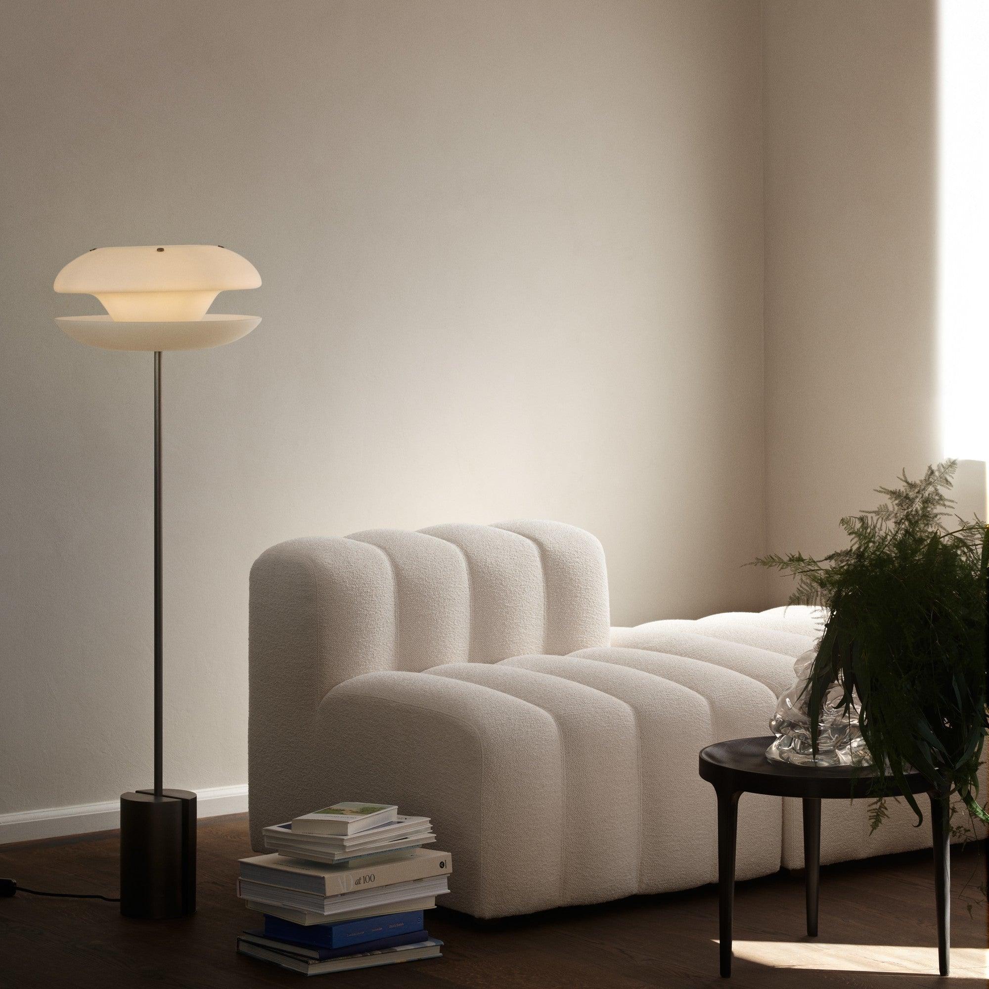 Leżanka modułowa STUDIO boucle kremowy NORR11 Eye on Design