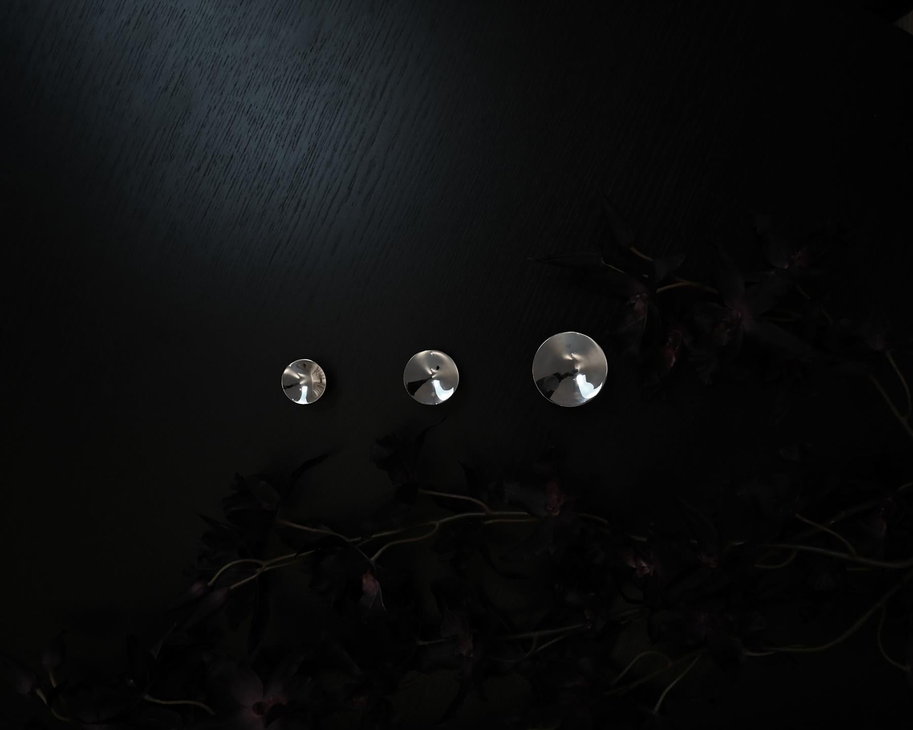 Glanzend zilveren HIHAT-knoppen