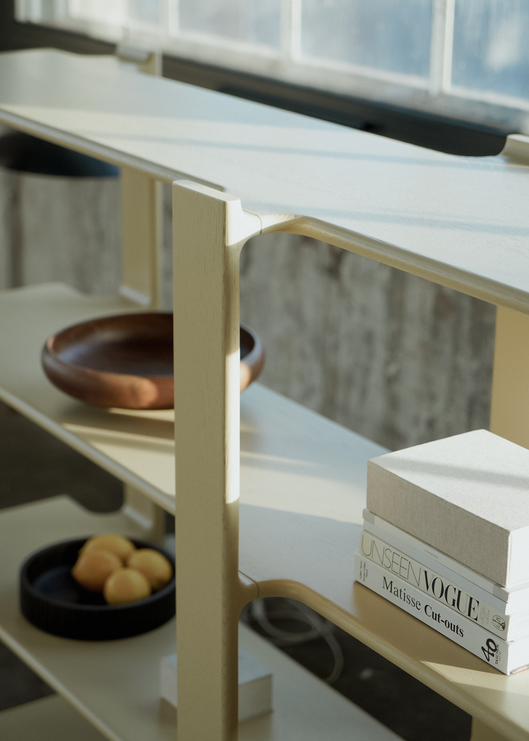 Boekenkast LIGO DUO donker eikenhout