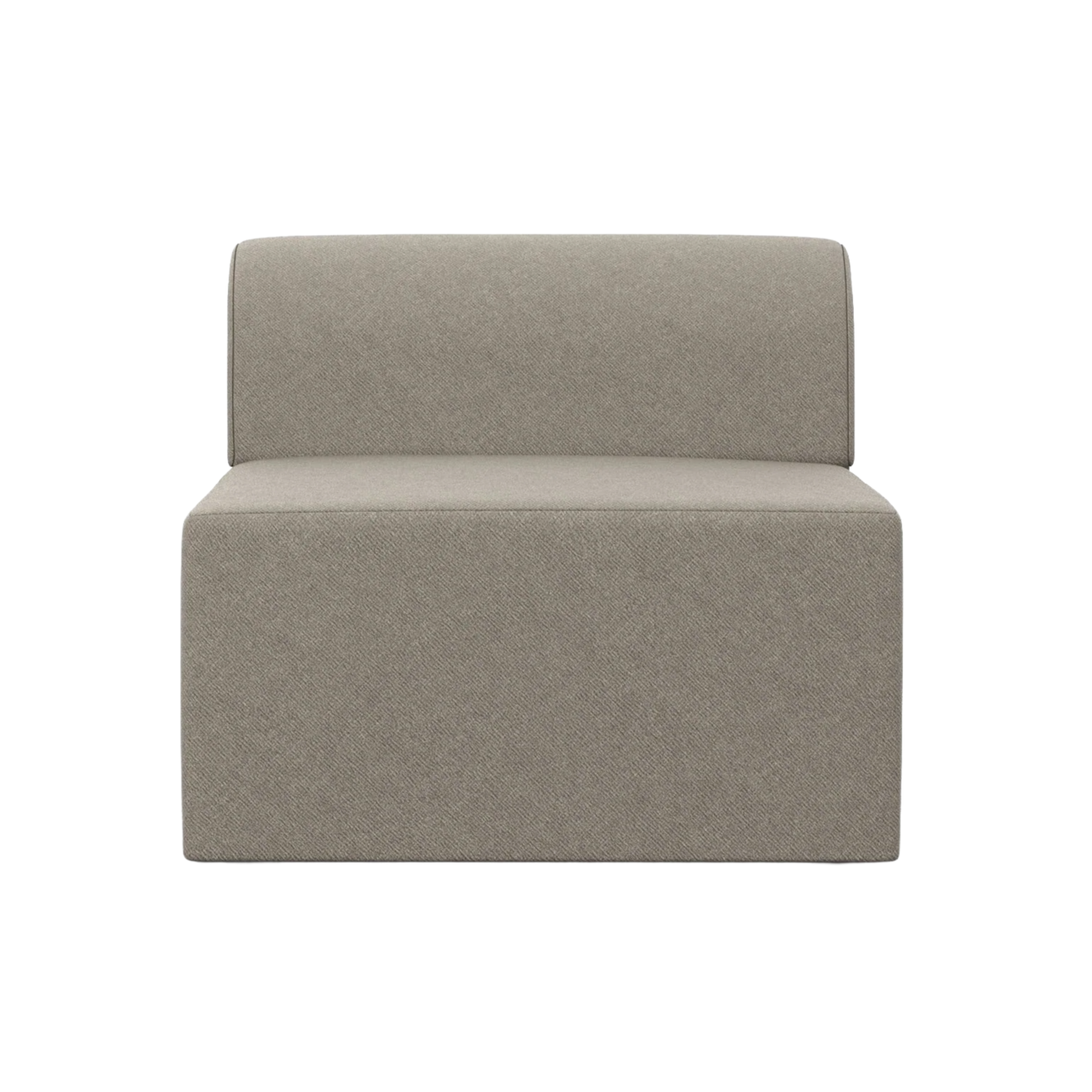 Modulsofa TORI - mittleres Modul taupe