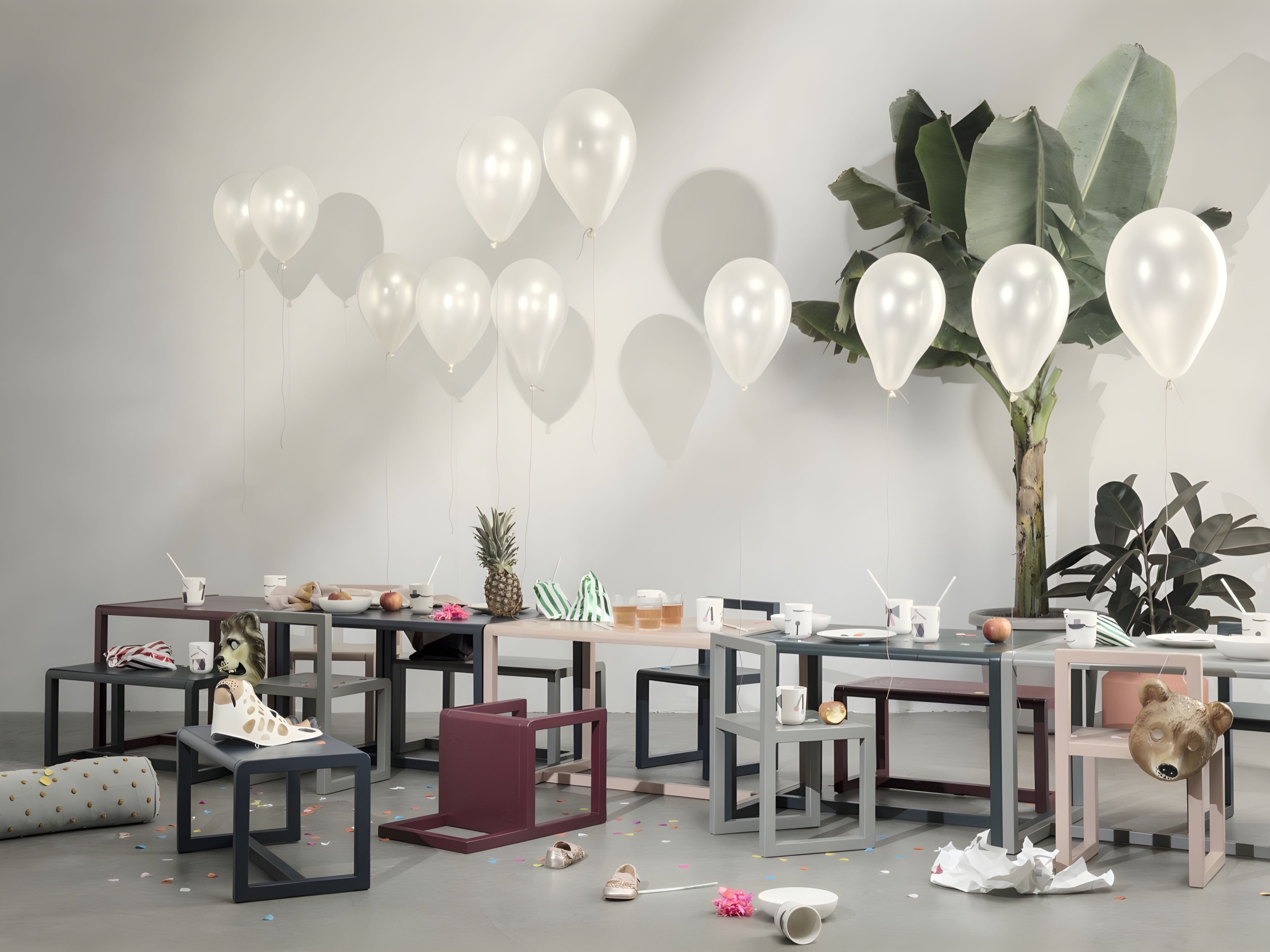 LITTLE ARCHITECT Kindertisch hellrosa