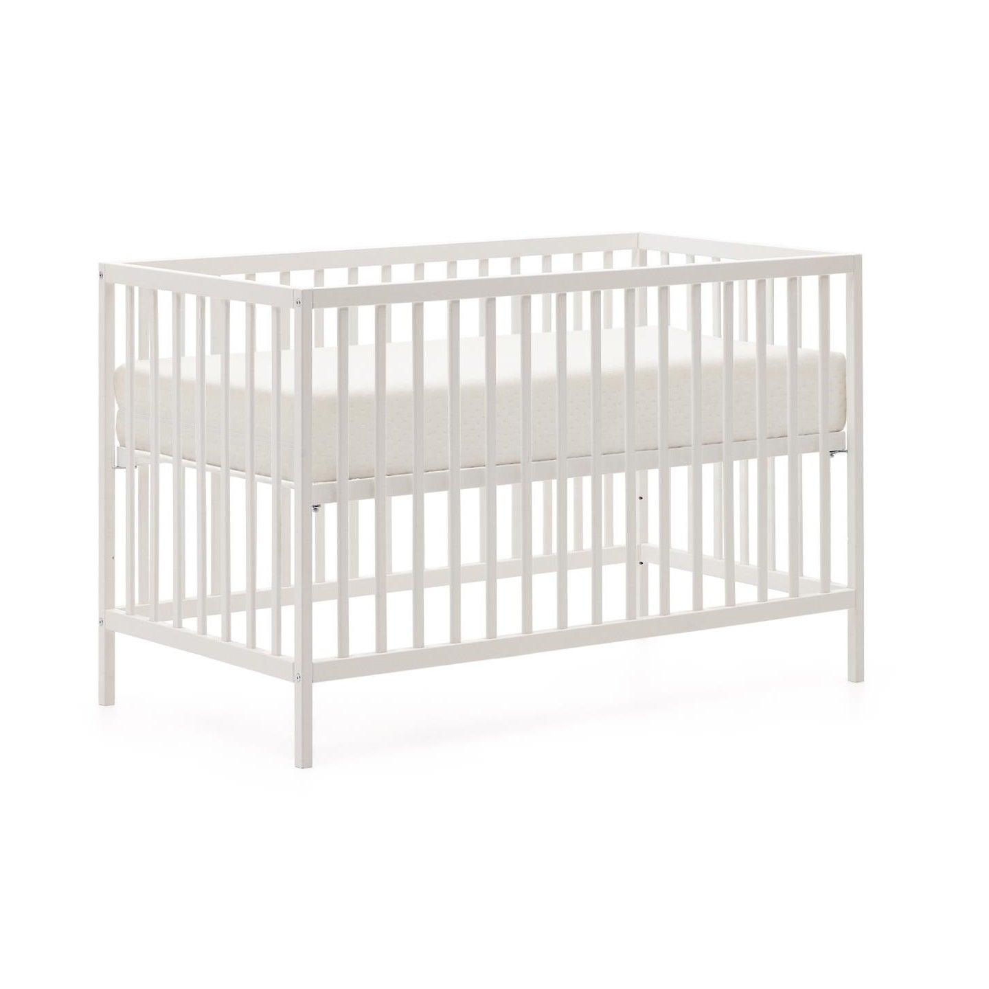 Łóżeczko dziecięce SHANTAL białe drewno bukowe La Forma Eye on Design