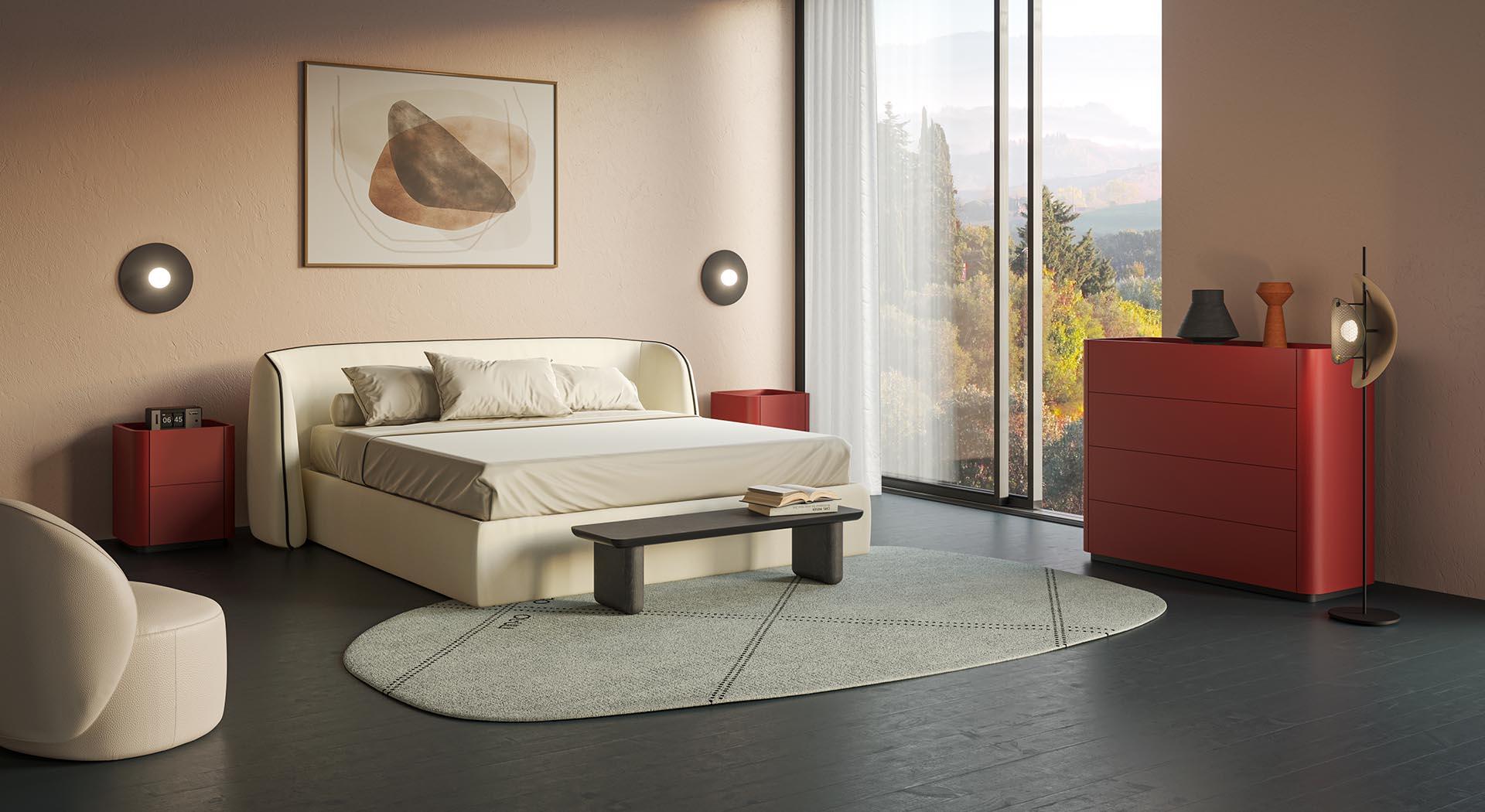 Łóżko CAILLOU beżowy Liu Jo Living Eye on Design