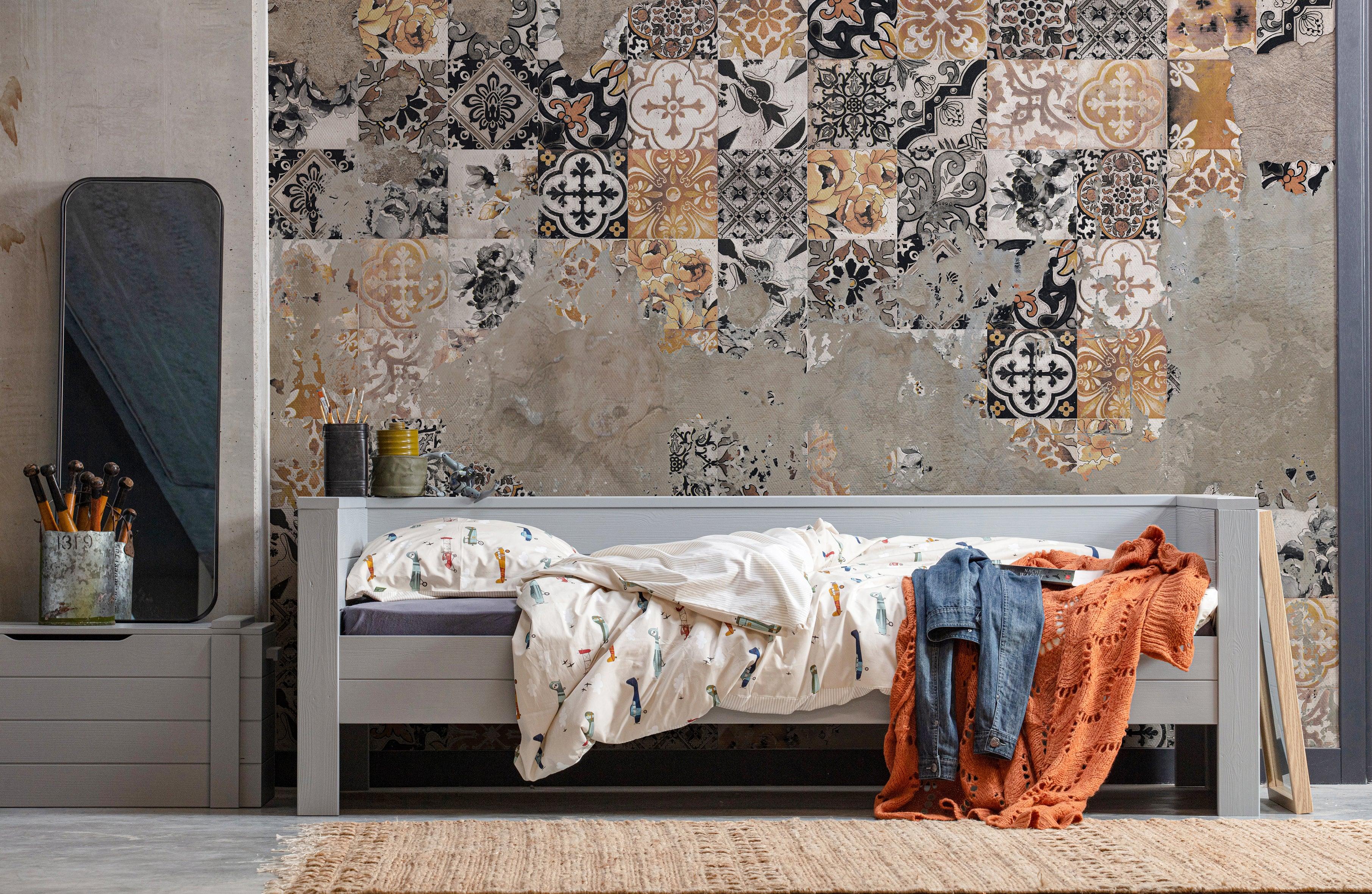 Łóżko DENNIS szary Woood Eye on Design