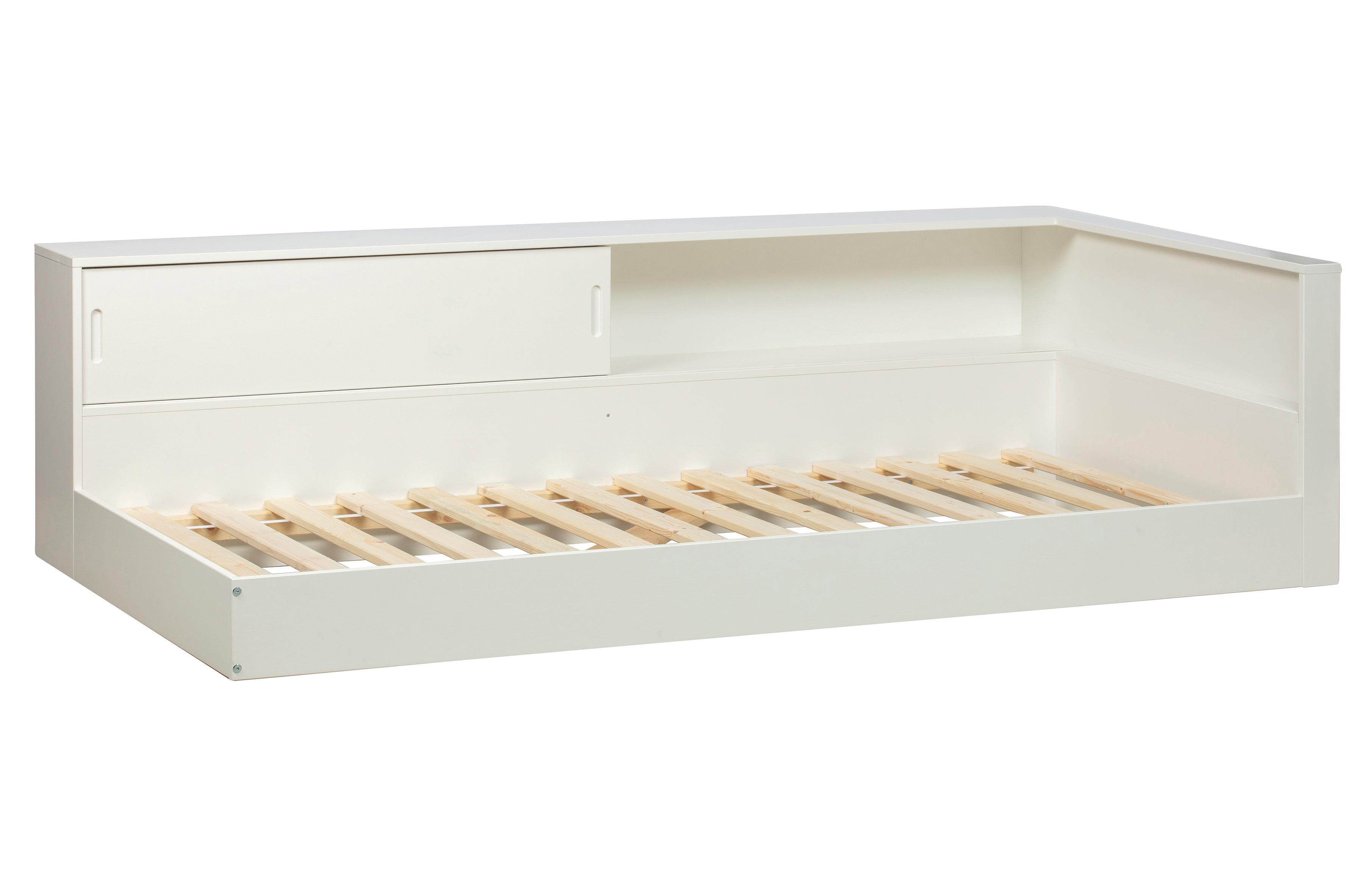 Łóżko narożne CONNECT biały Woood Eye on Design