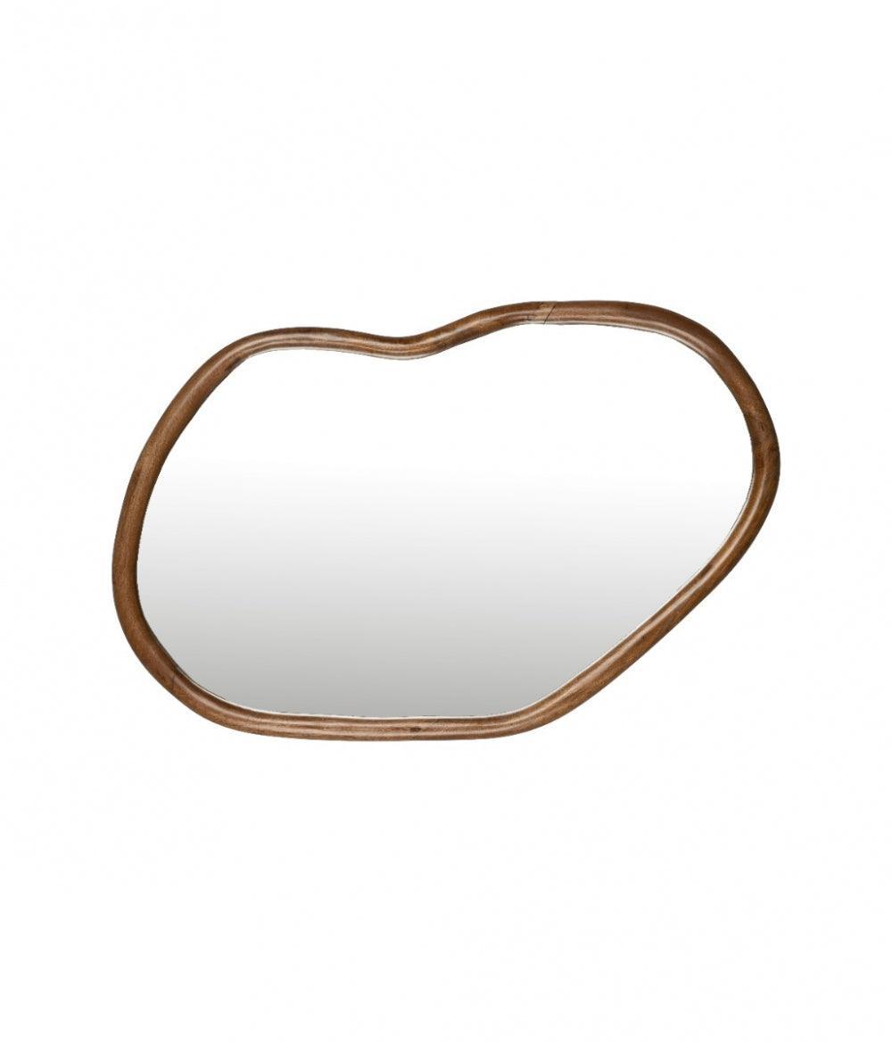 Lustro ASHLEY z drewnianą ramą Dutchbone Eye on Design
