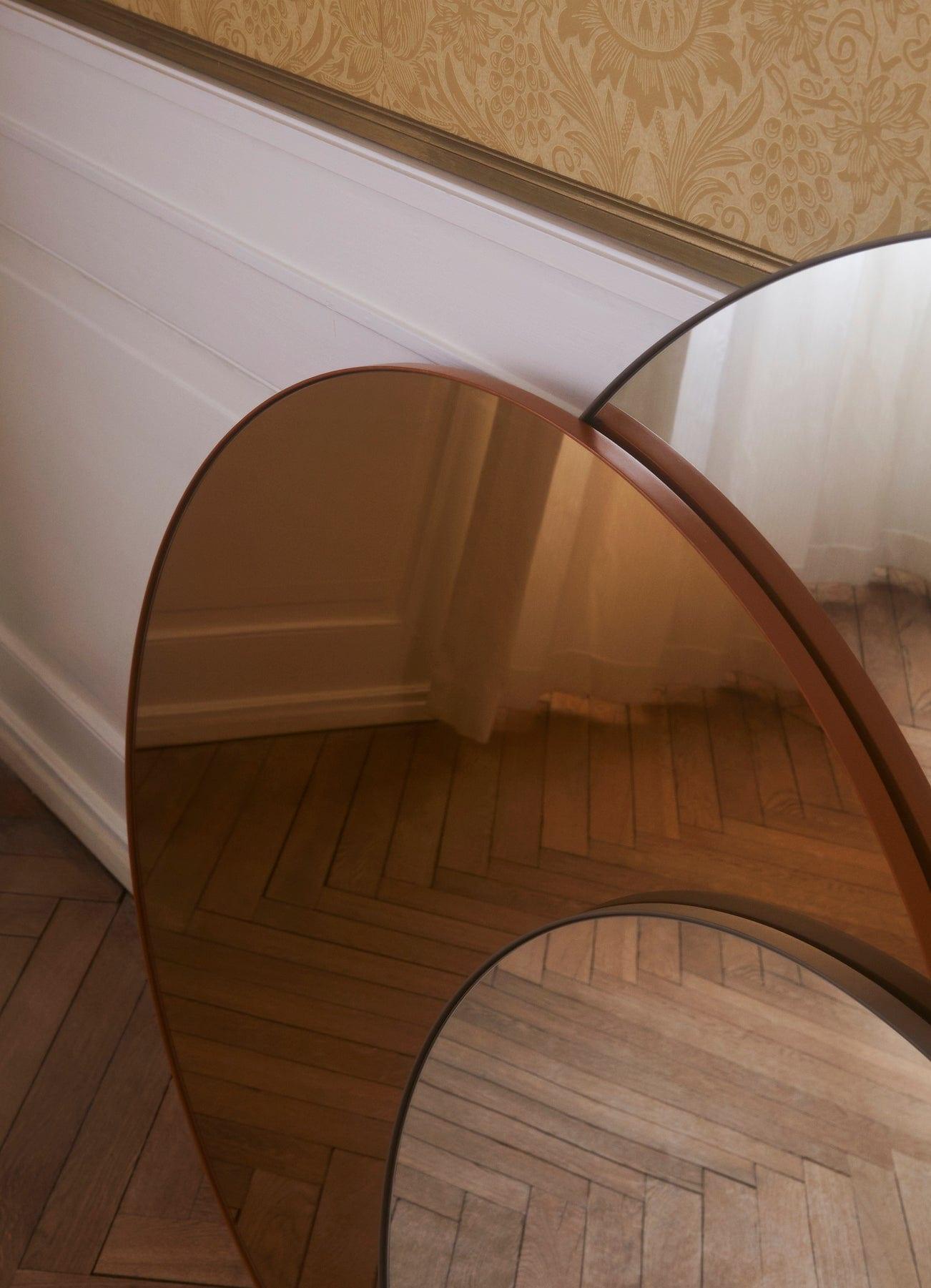 Lustro CIRCUM pomarańczowy AYTM Eye on Design