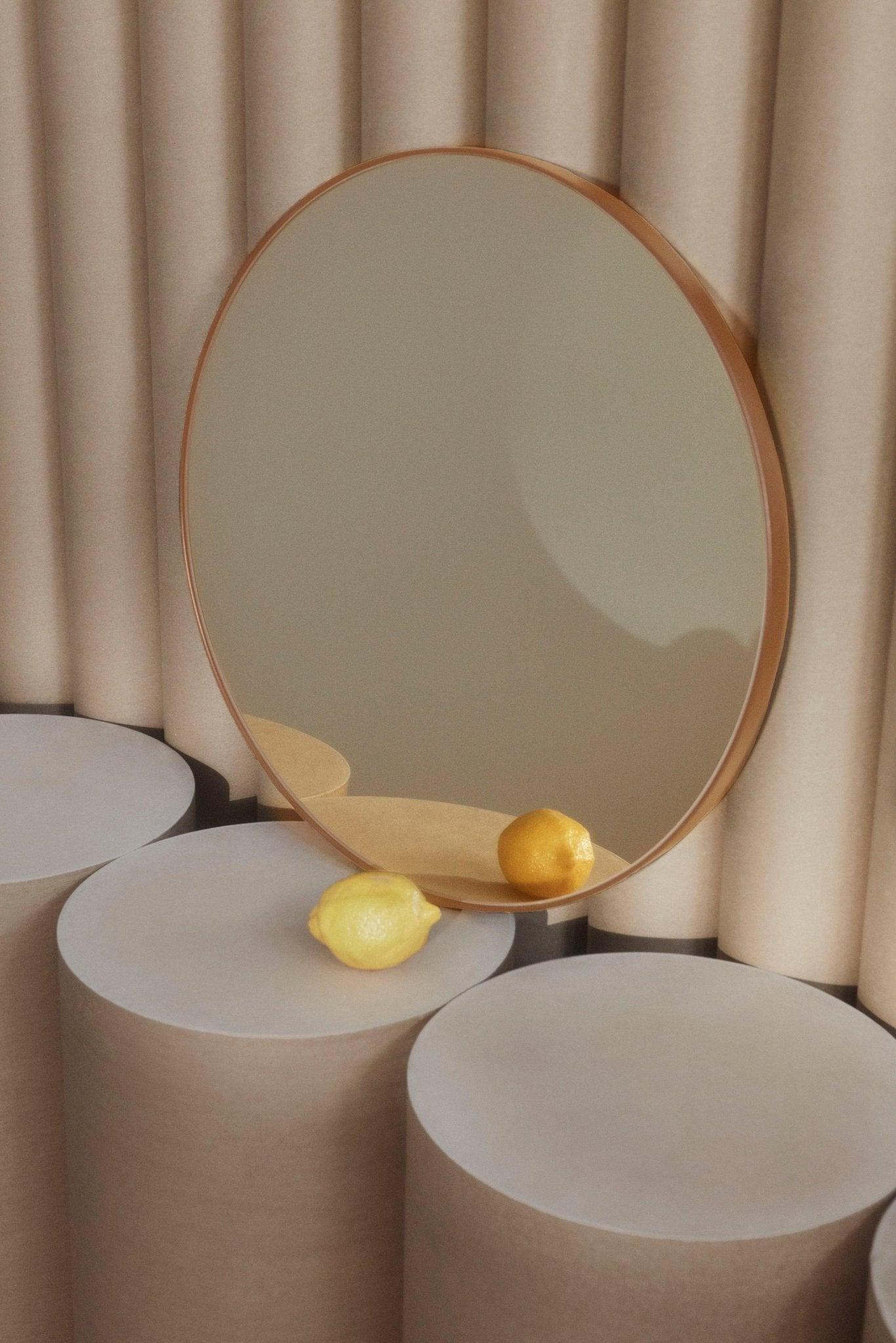 Lustro CIRCUM pomarańczowy AYTM Eye on Design