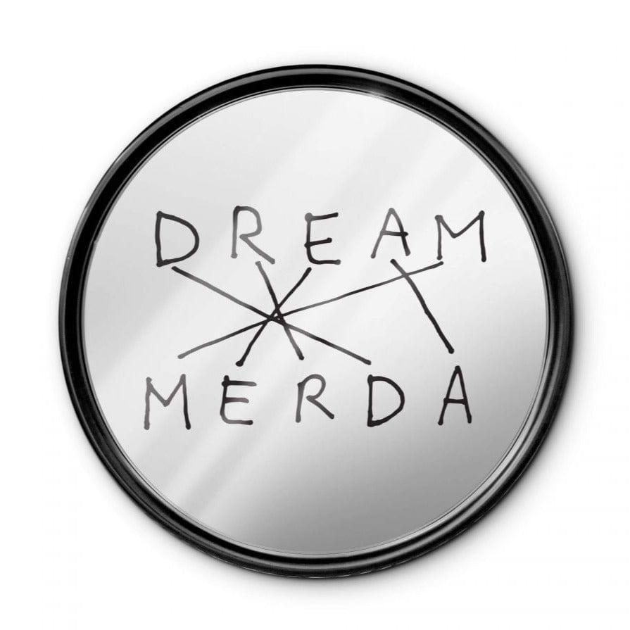 Lustro CONNECTION DREAM MERDA czarny Seletti Eye on Design