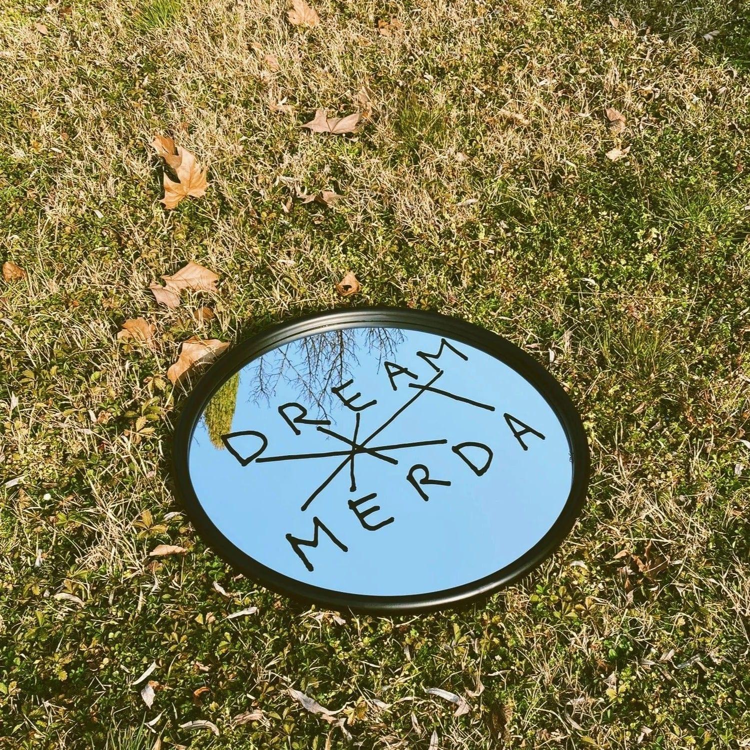 Lustro CONNECTION DREAM MERDA czarny Seletti Eye on Design