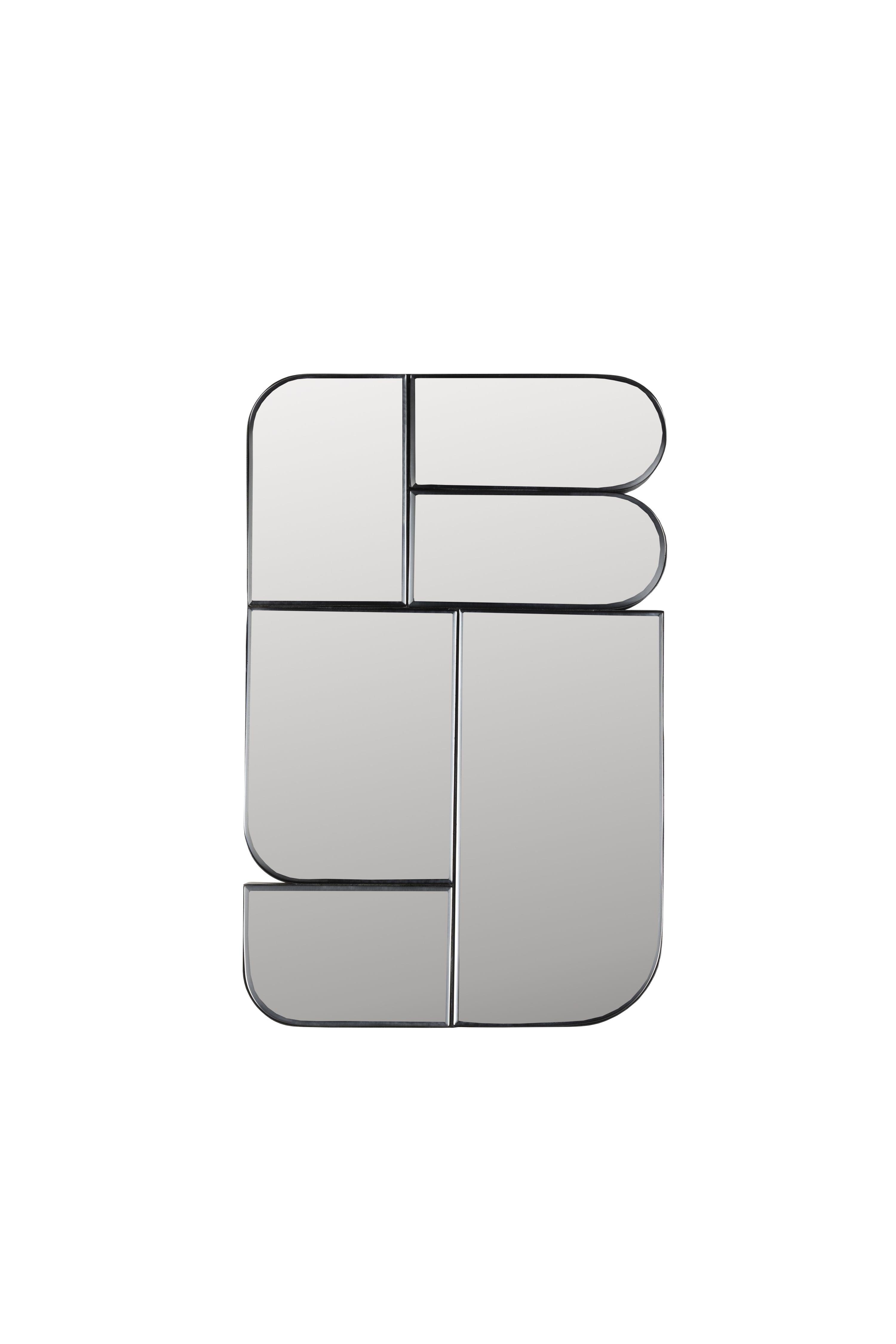 Lustro GLAMOUR ciemnobrązowy Zuiver Eye on Design