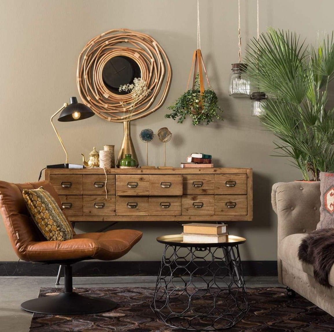 Lustro KUBU rattan Dutchbone Eye on Design