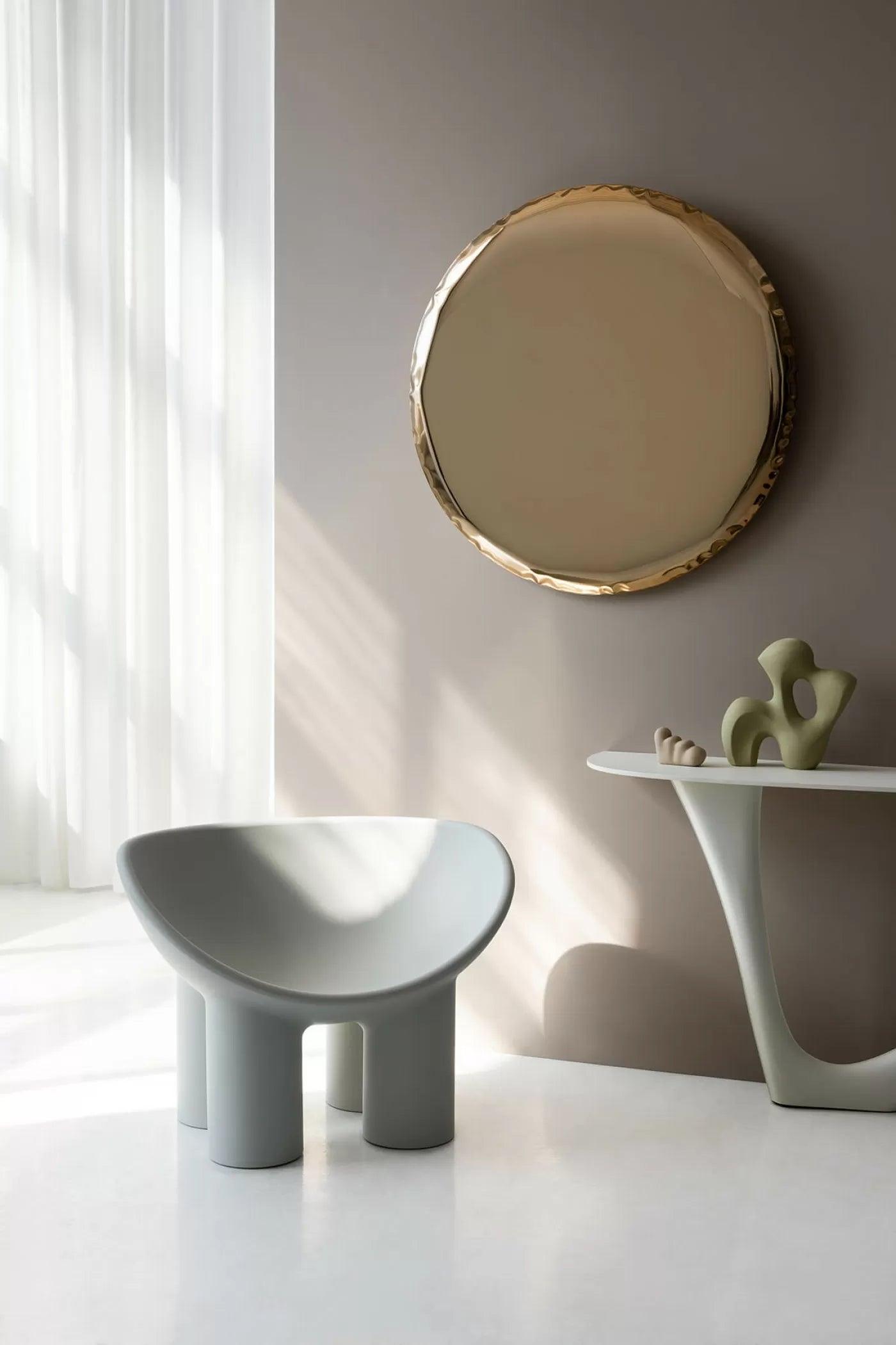 Lustro OKO transitions czerwony rubin Zieta Studio Eye on Design
