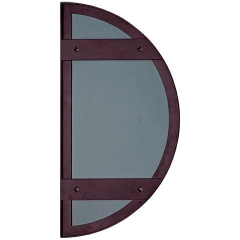 Lustro półkole UNITY bordowy AYTM Eye on Design