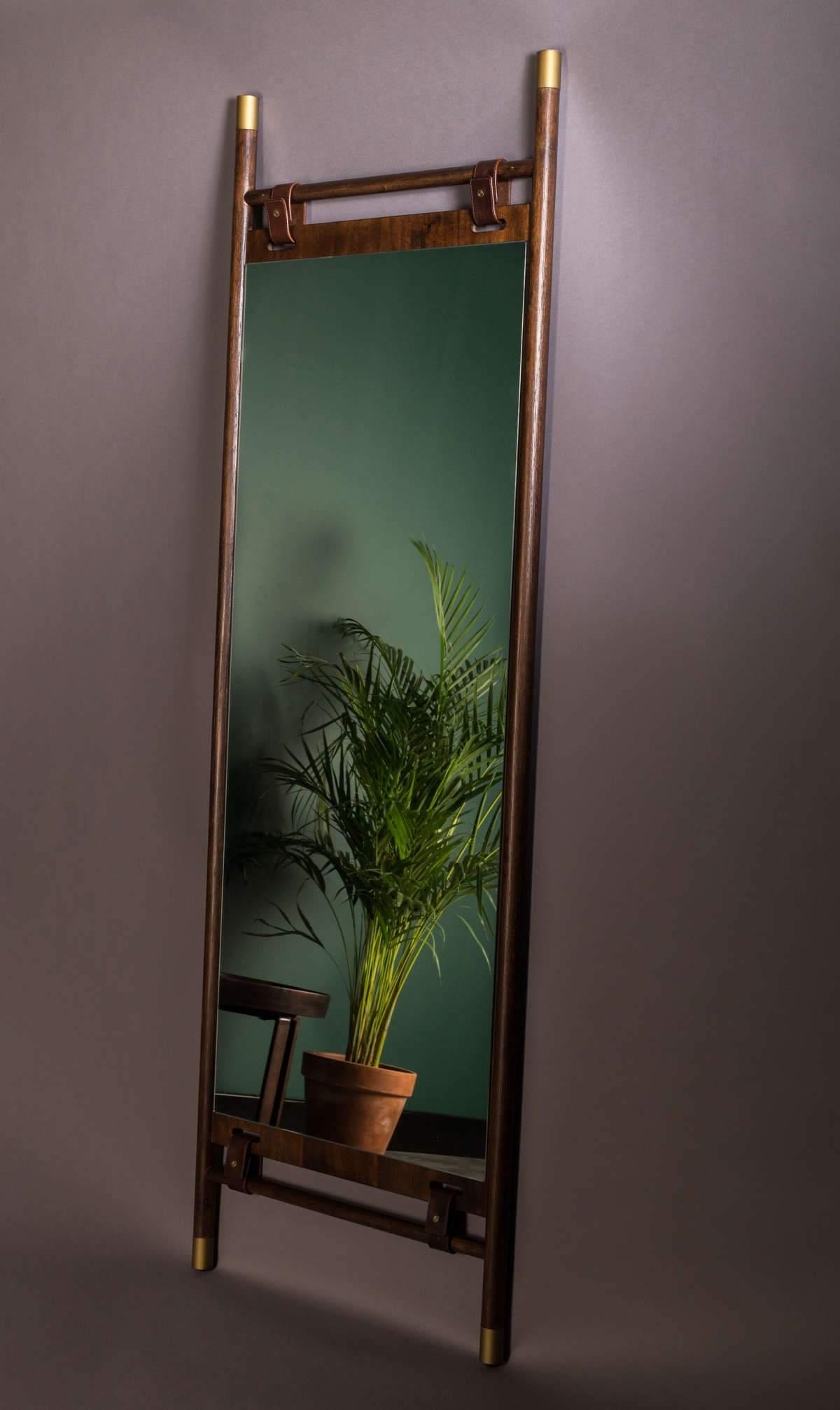 Lustro RIVA brązowy Dutchbone Eye on Design