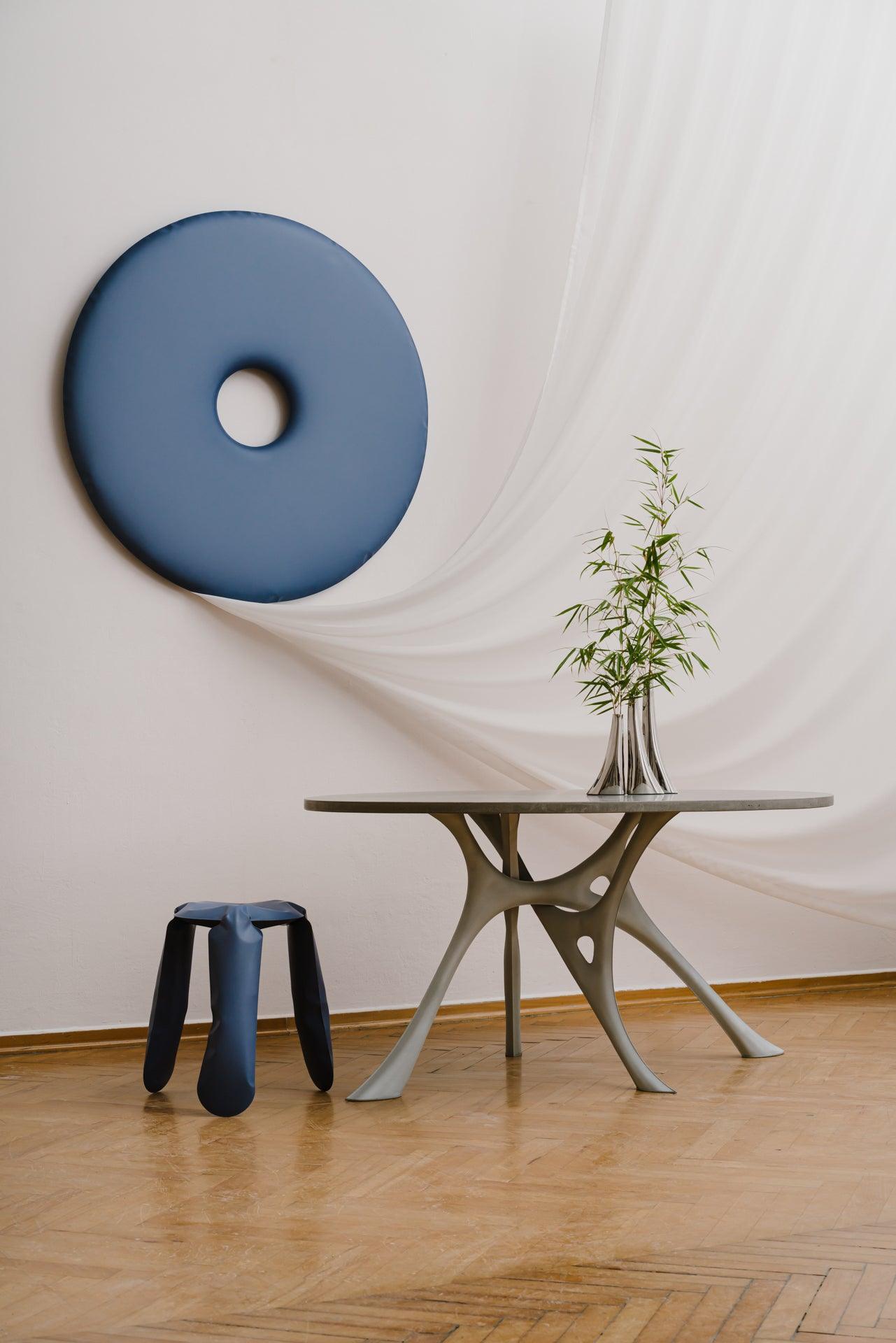 Lustro RONDO cotton candy niebieski mat Zieta Studio Eye on Design