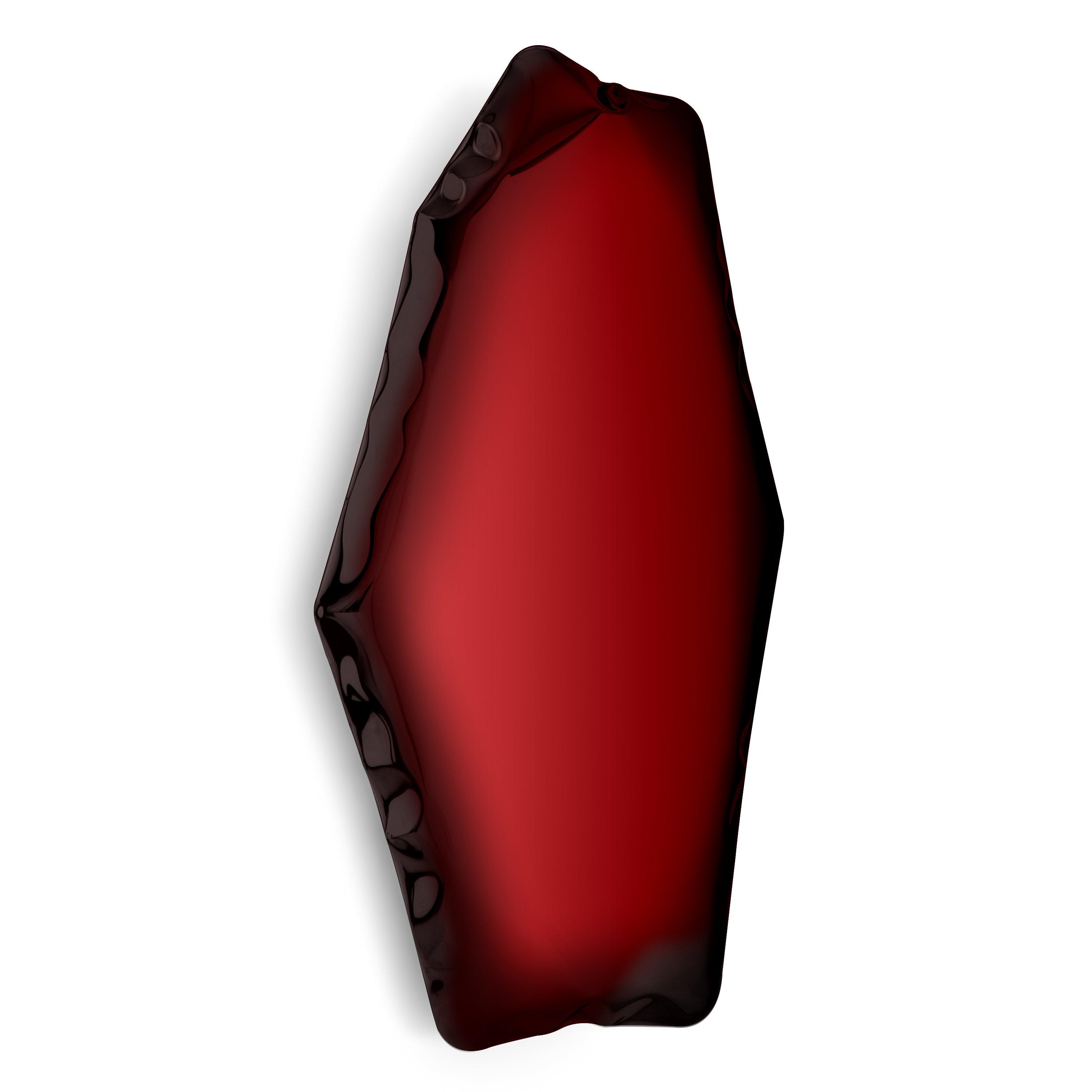 Lustro TAFLA C transitions czerwony rubin Zieta Studio C4.5 Eye on Design