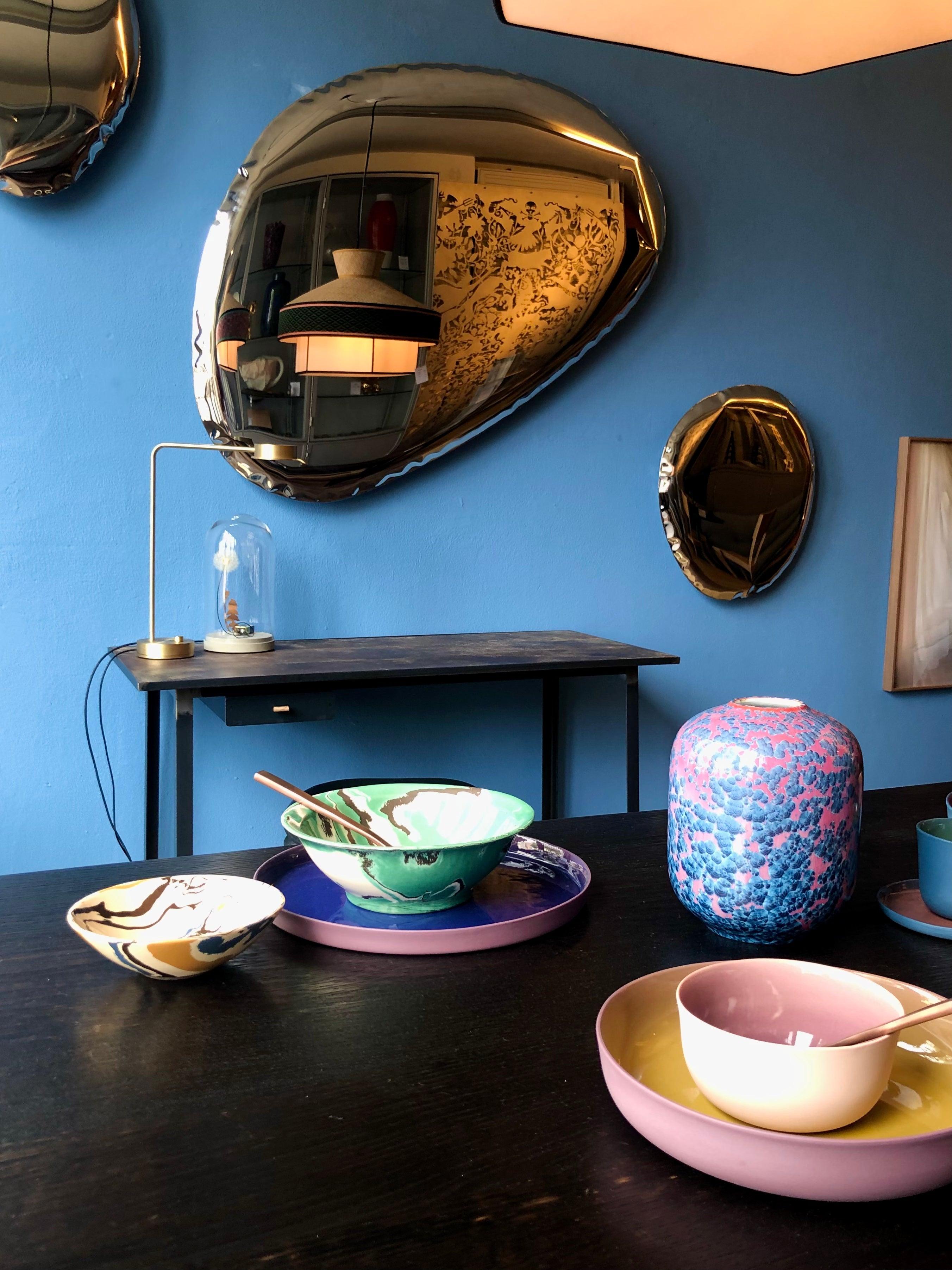 Lustro TAFLA O aurum jasnozłoty Zieta Studio Eye on Design