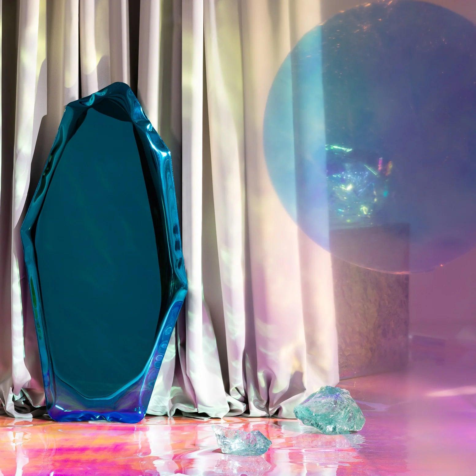 Lustro TAFLA O gradient szafir Zieta Studio Eye on Design