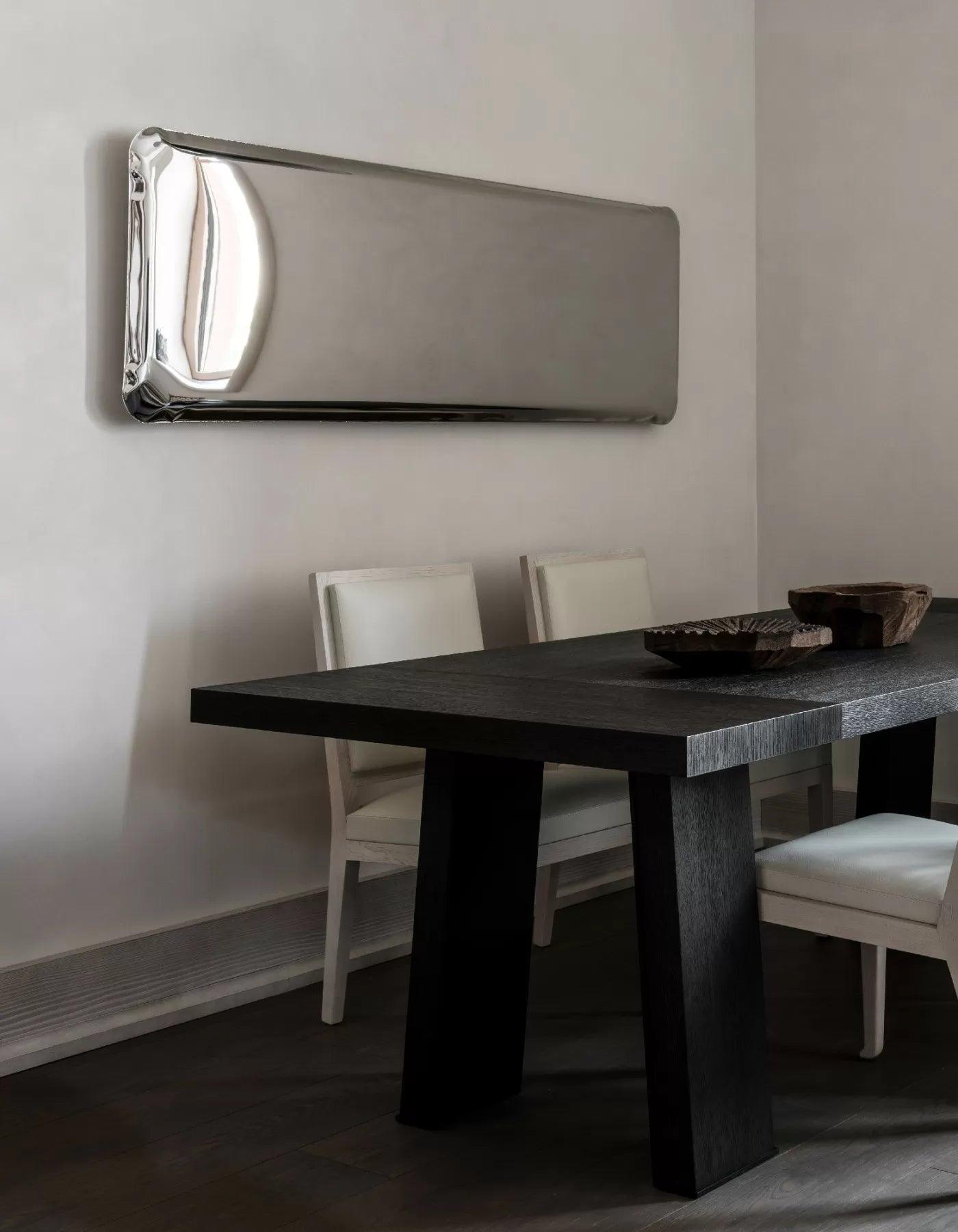 Lustro TAFLA Q transitions czerwony rubion Zieta Studio Eye on Design