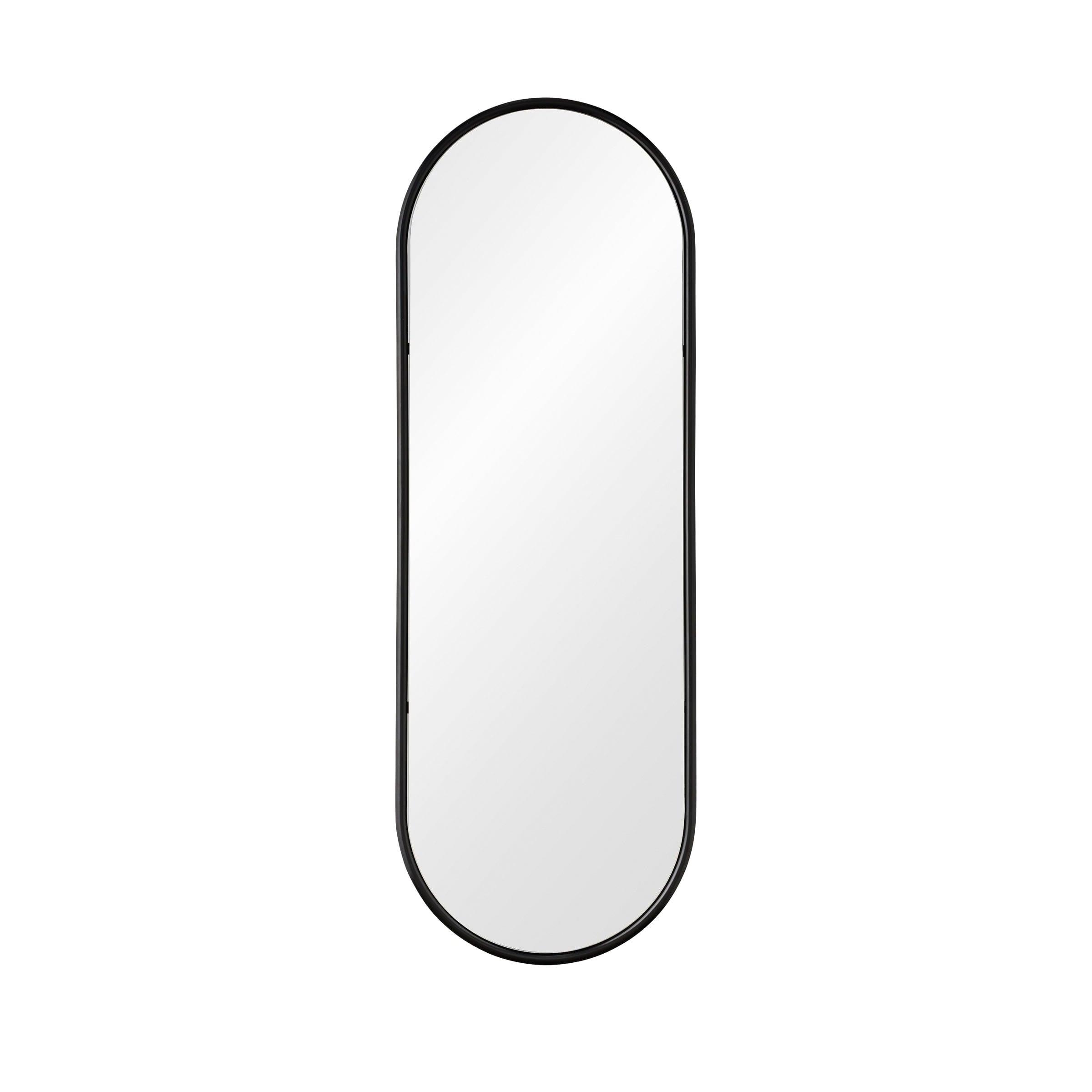 Lustro z wieszakiem ANGUI czarna rama AYTM Eye on Design