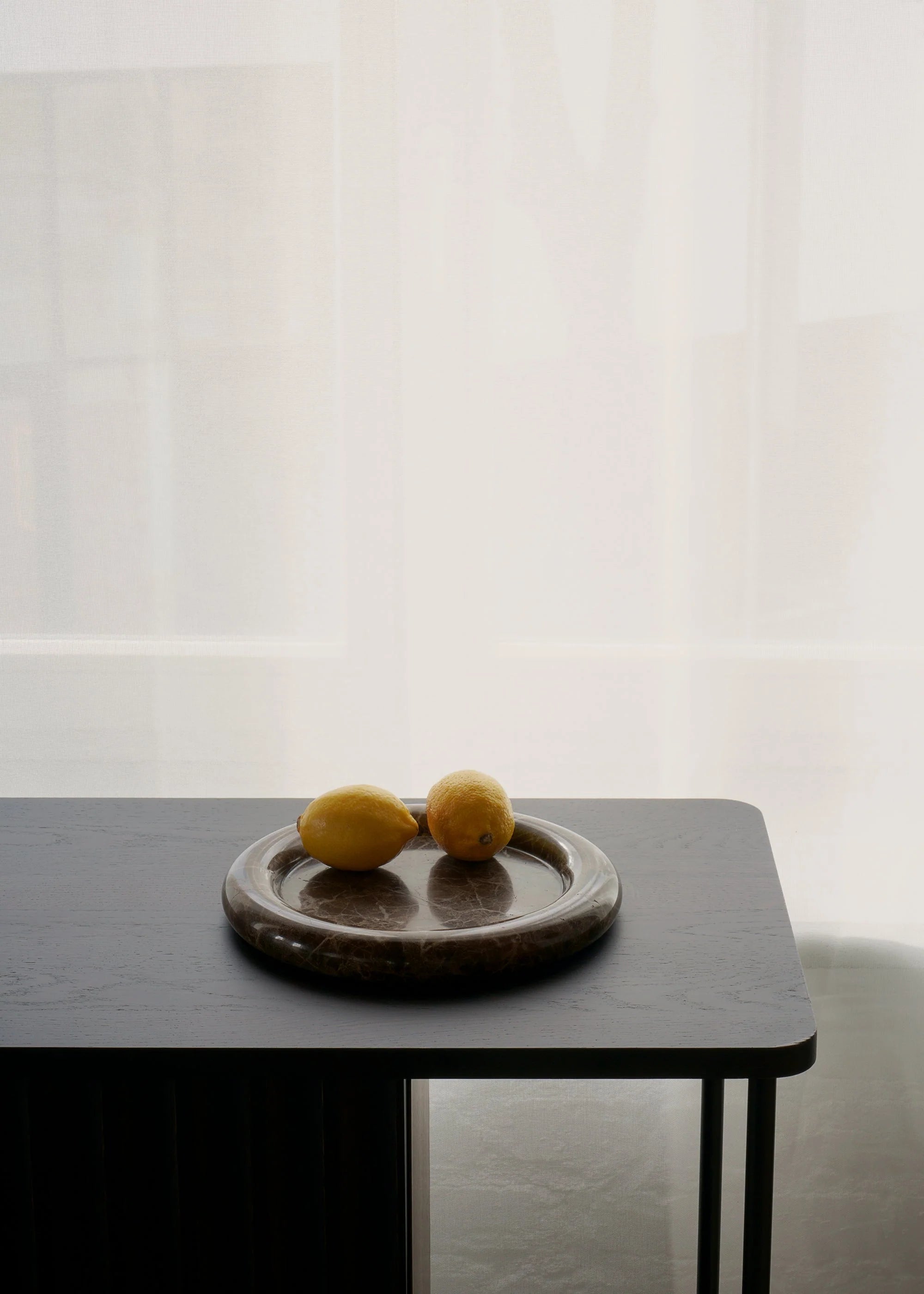 LUVA tray brown marble