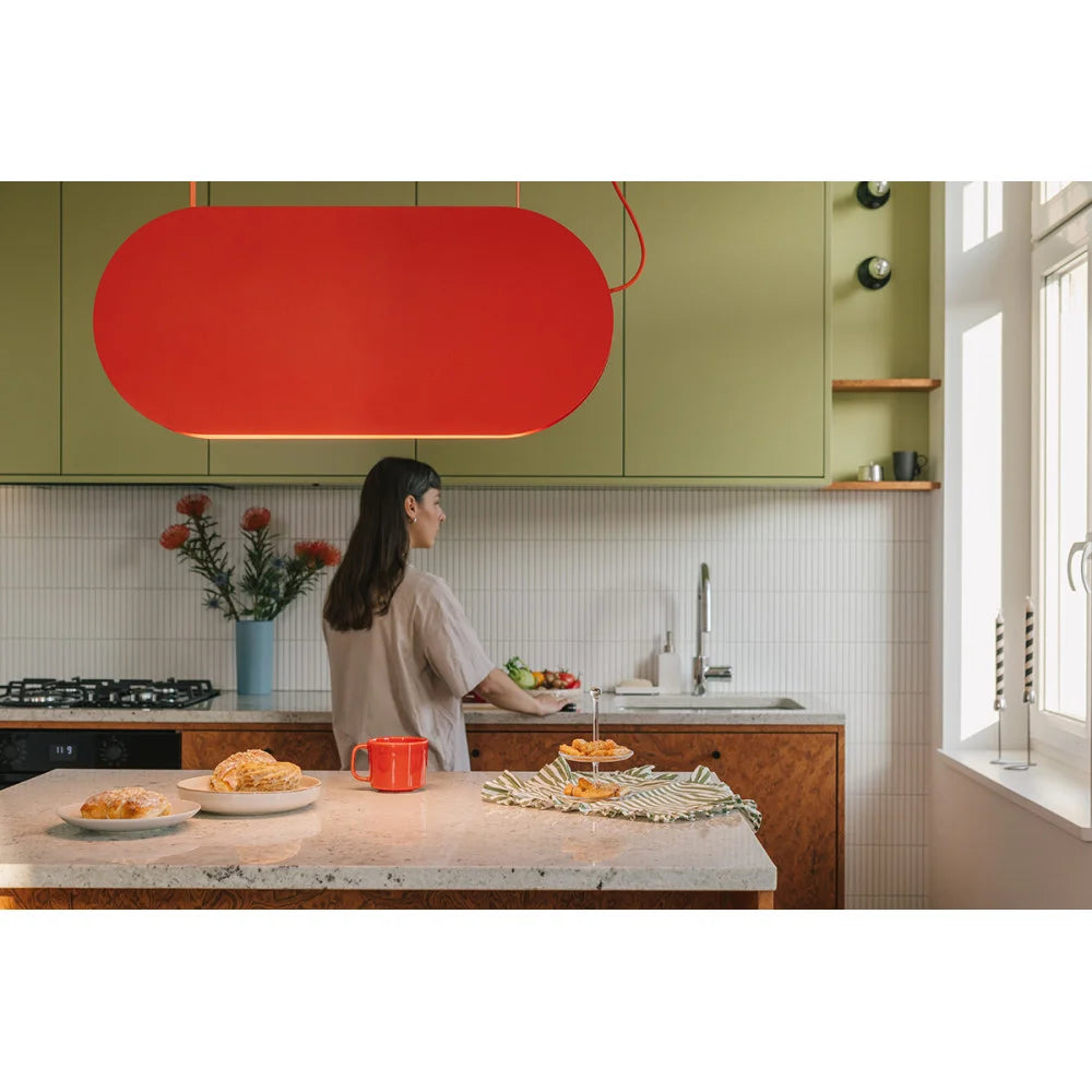 Gelbe Hängelampe MALUMI