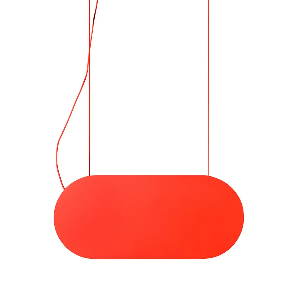 MALUMI pendant lamp in red-orange