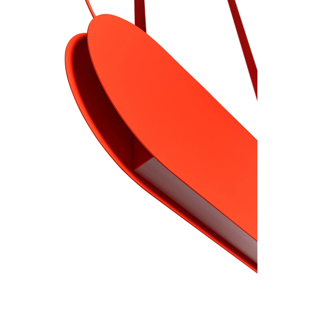 MALUMI pendant lamp in red-orange