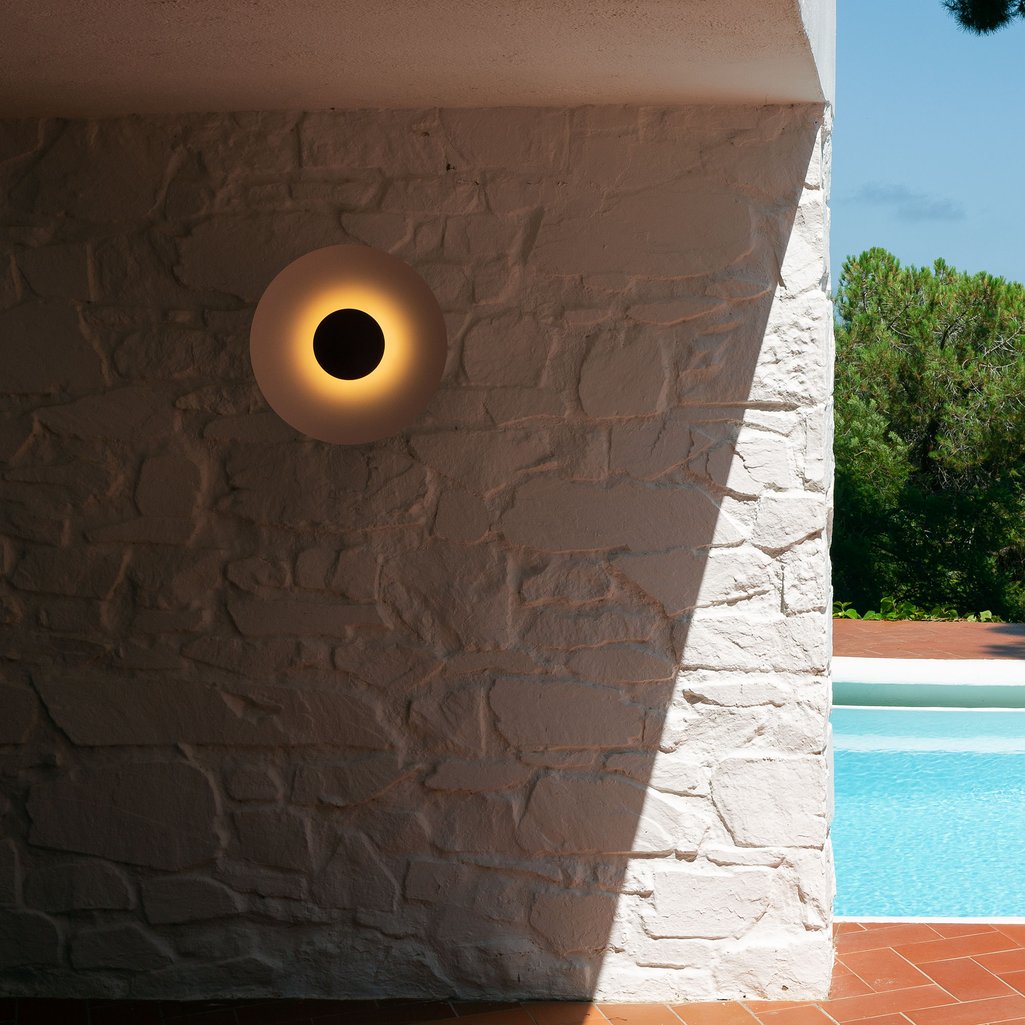 White and Black GINGER Outdoor Wall Lamp