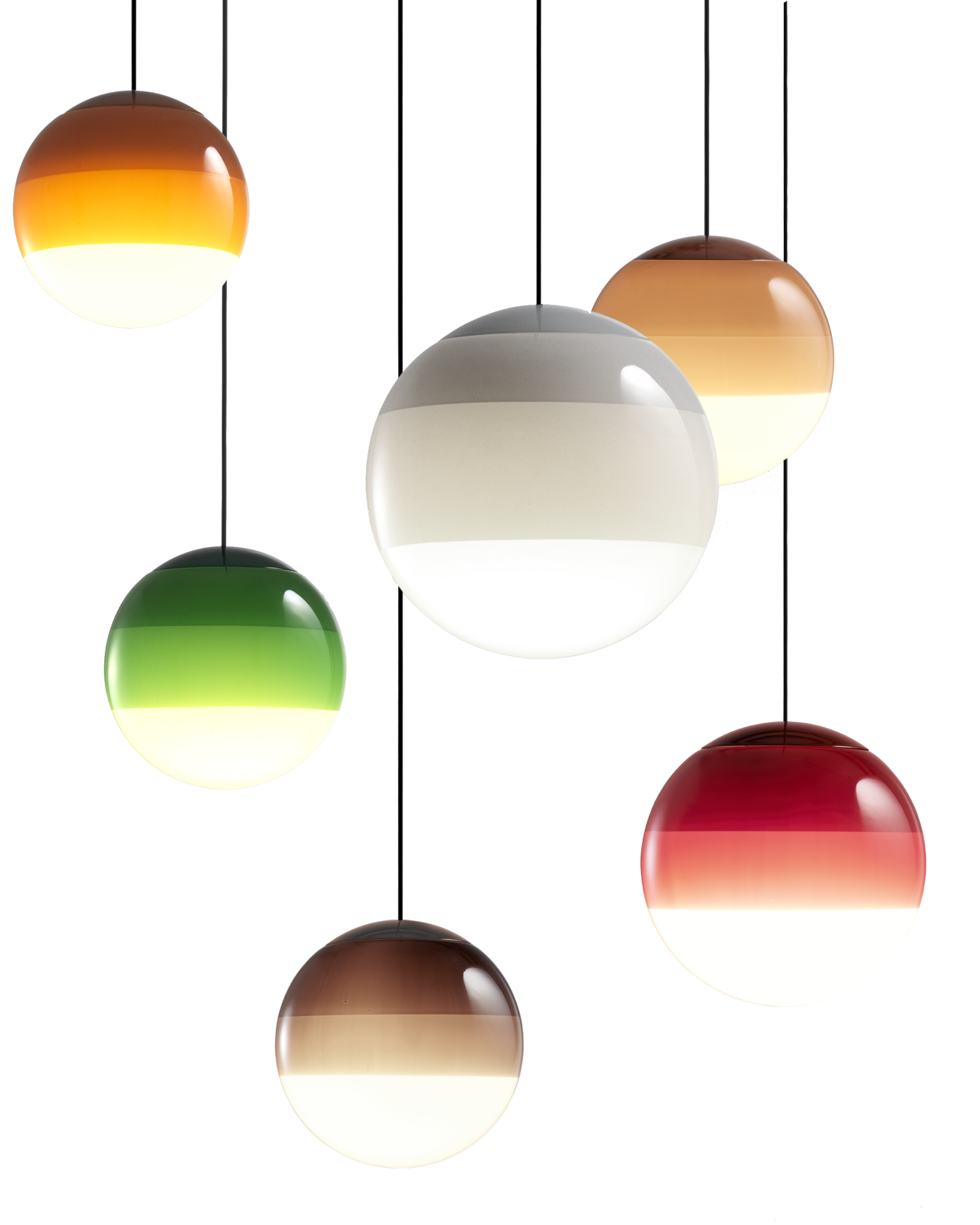 Hanglamp DIPPING crème