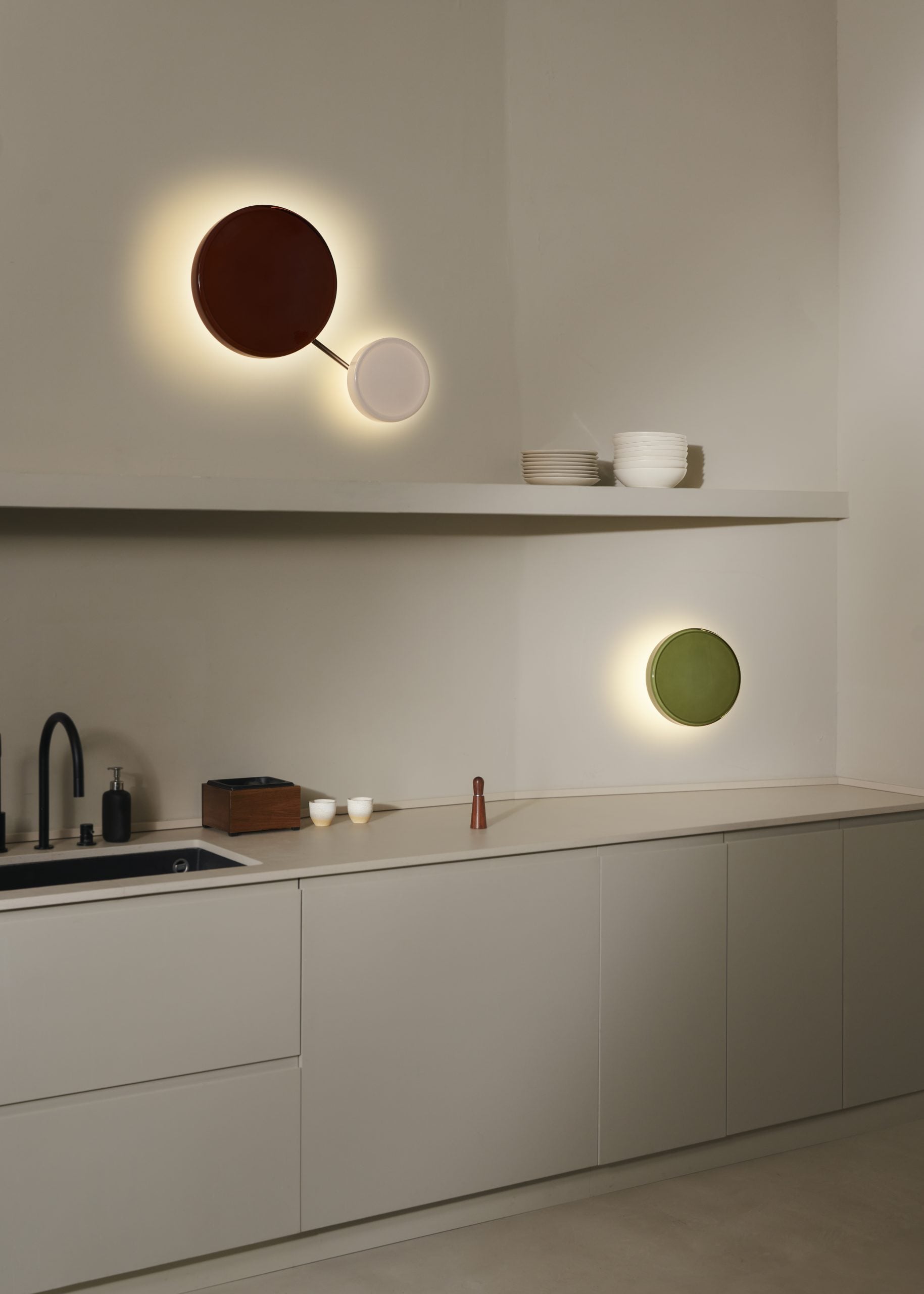 Wandlamp CARAMEL bruin