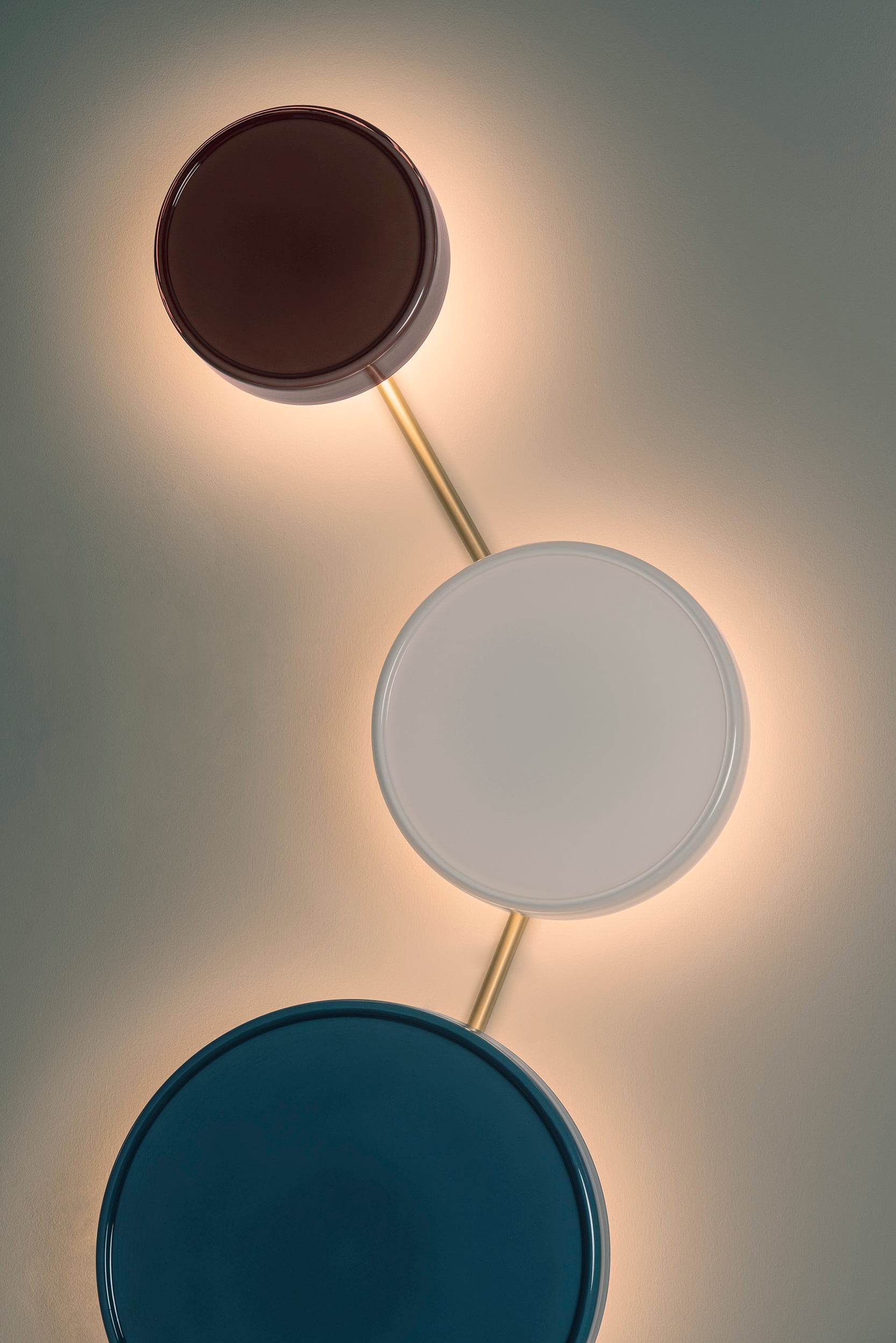 Wandlamp CARAMEL blauw
