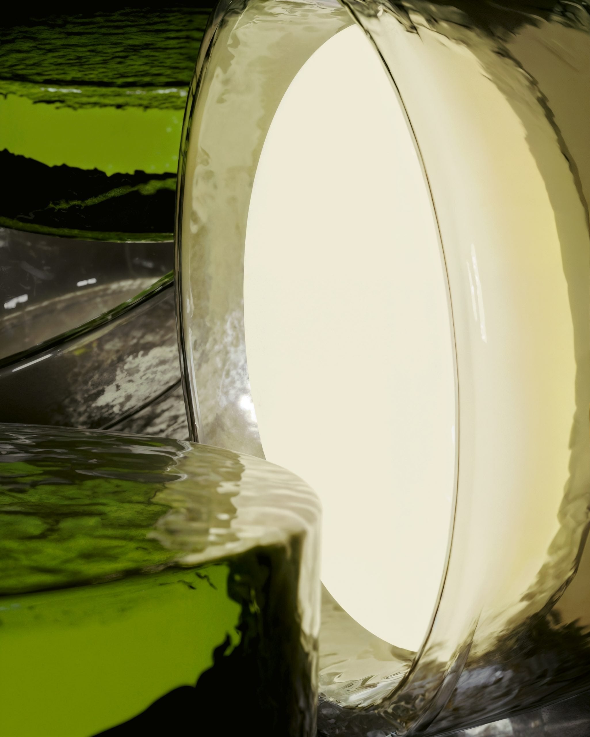 RINGO green ceiling lamp