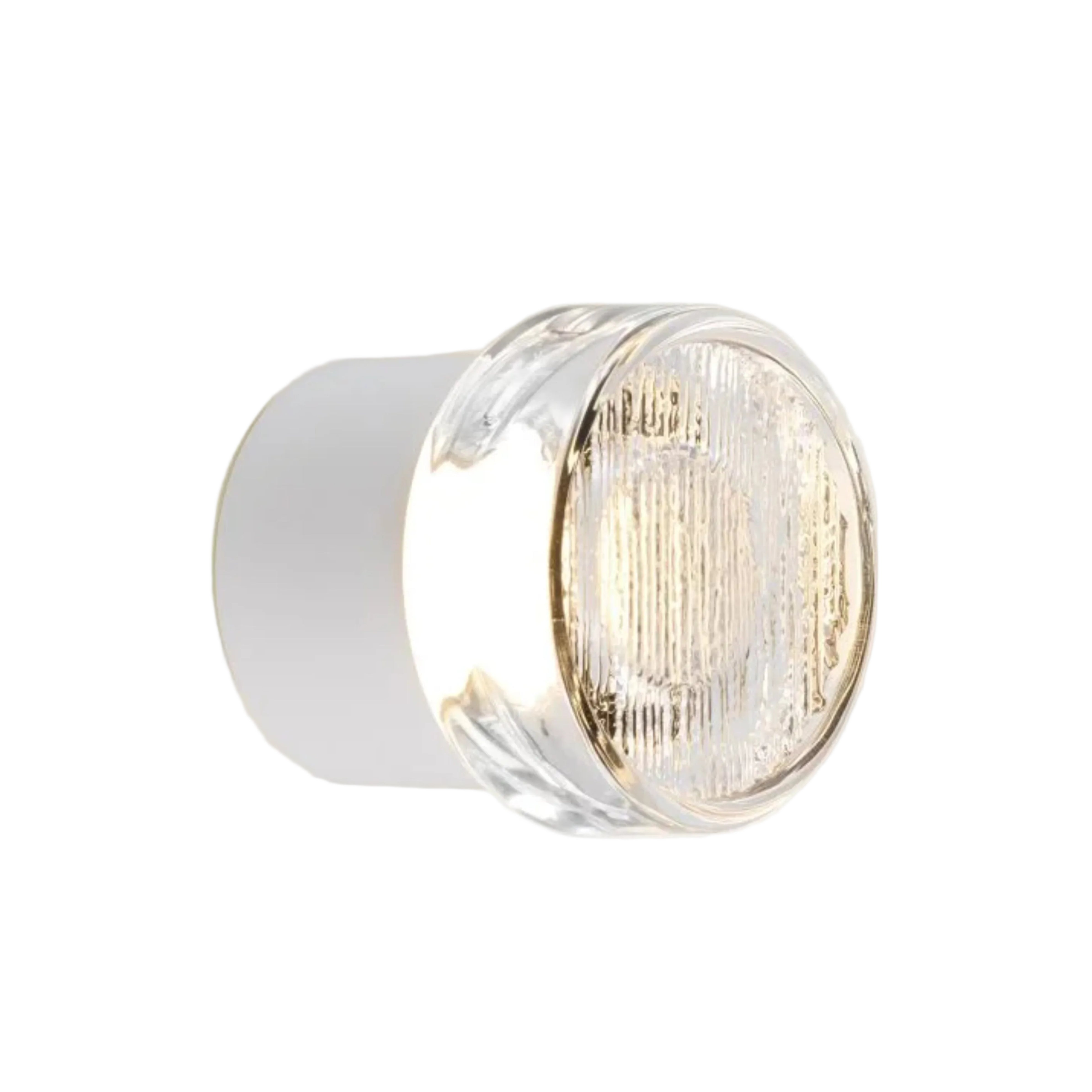 ROC Outdoor Lamp in White with Glass