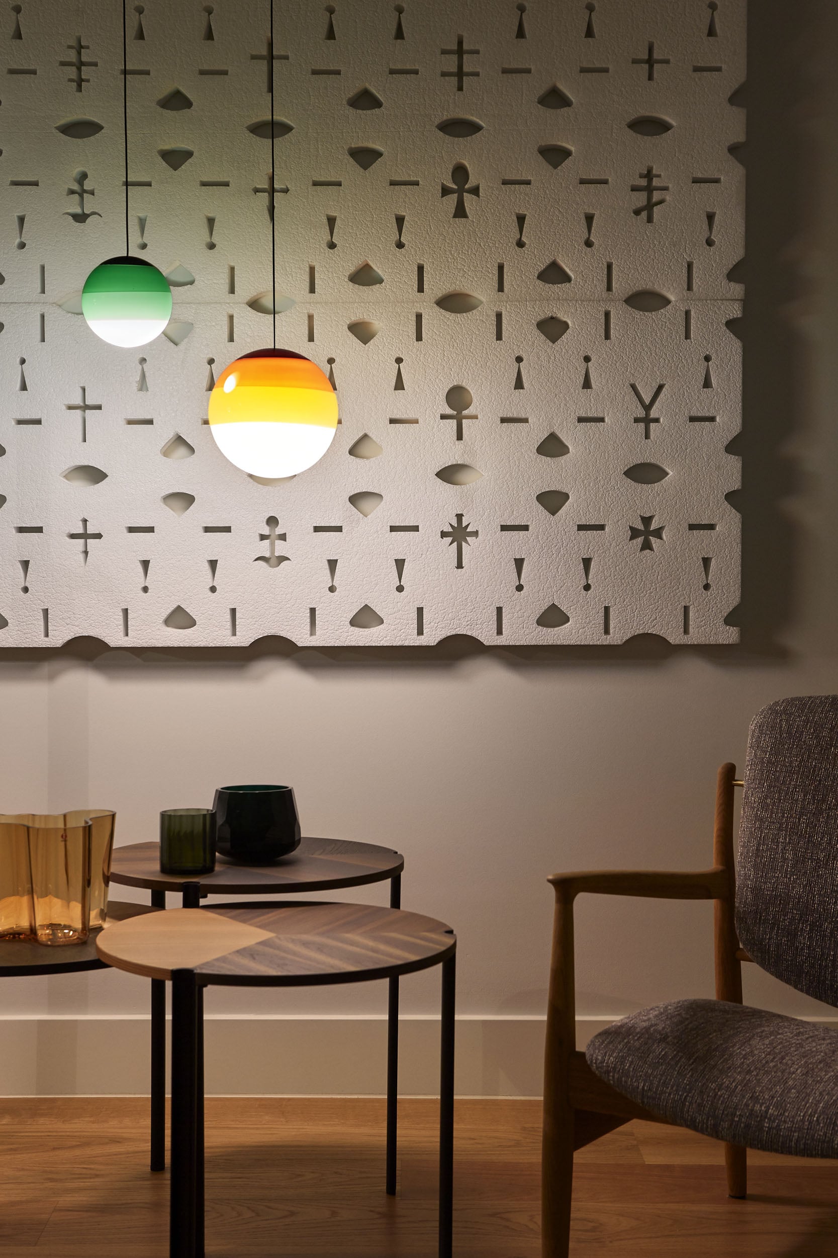 Hanglamp DIPPING crème