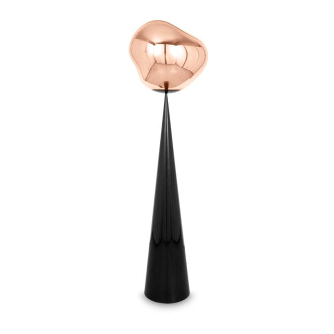 Vloerlamp MELT FAT CONE koper