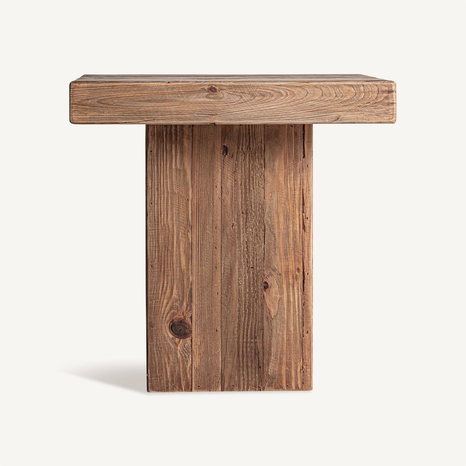 Bijzettafel BREIVE gerecycled grenenhout