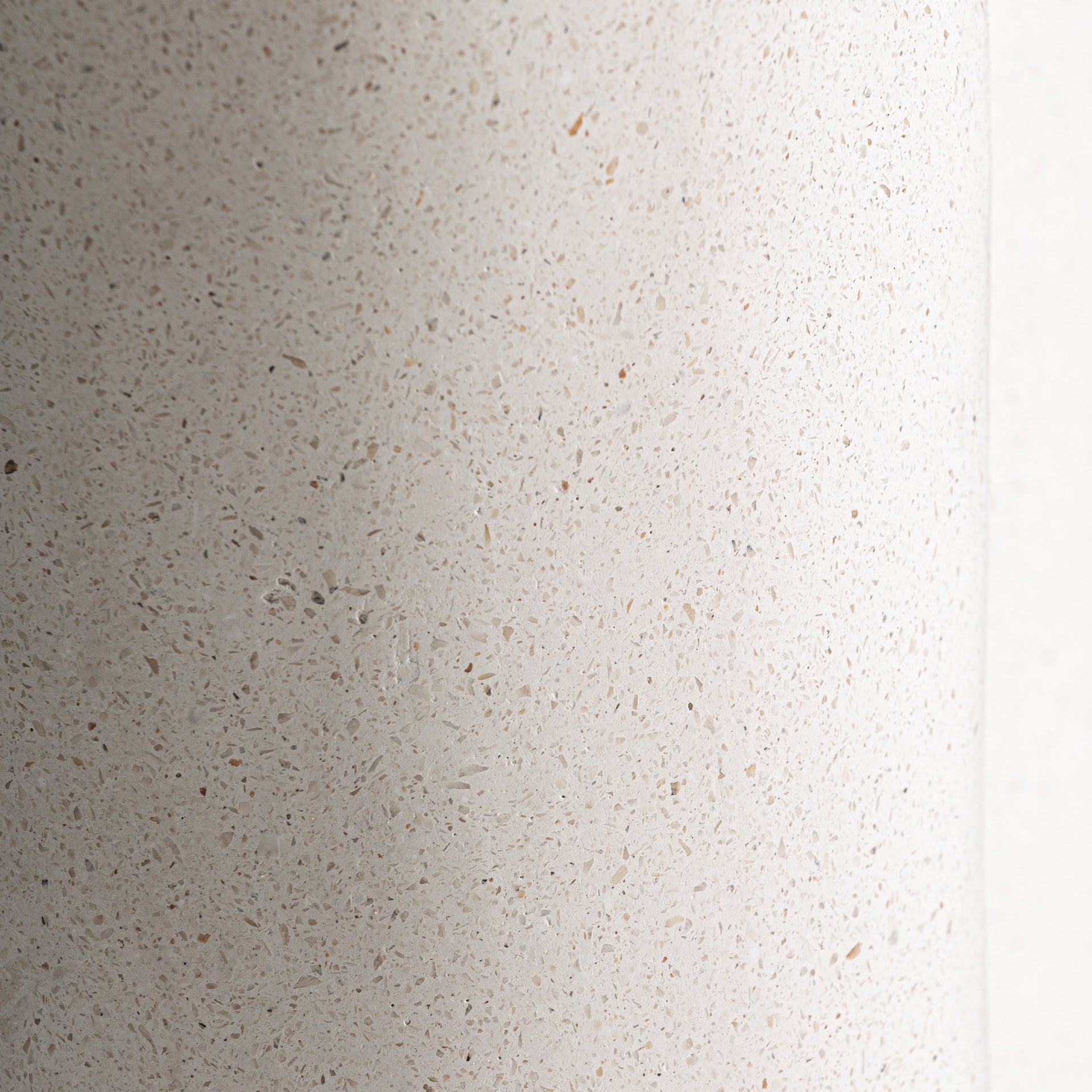 Bijzettafel BROICH crème terrazzo