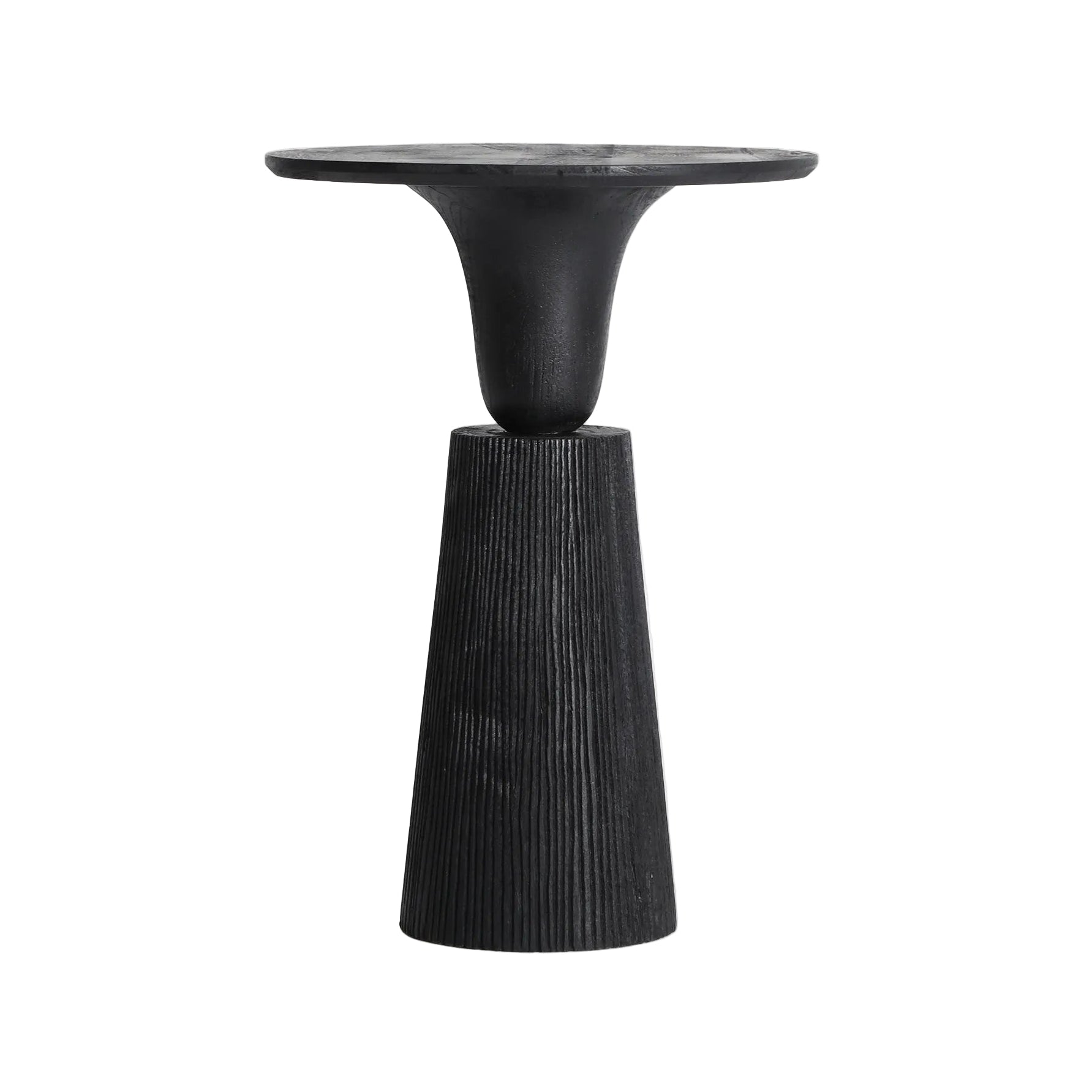 GRUTEAU zijtafel zwart mango hout