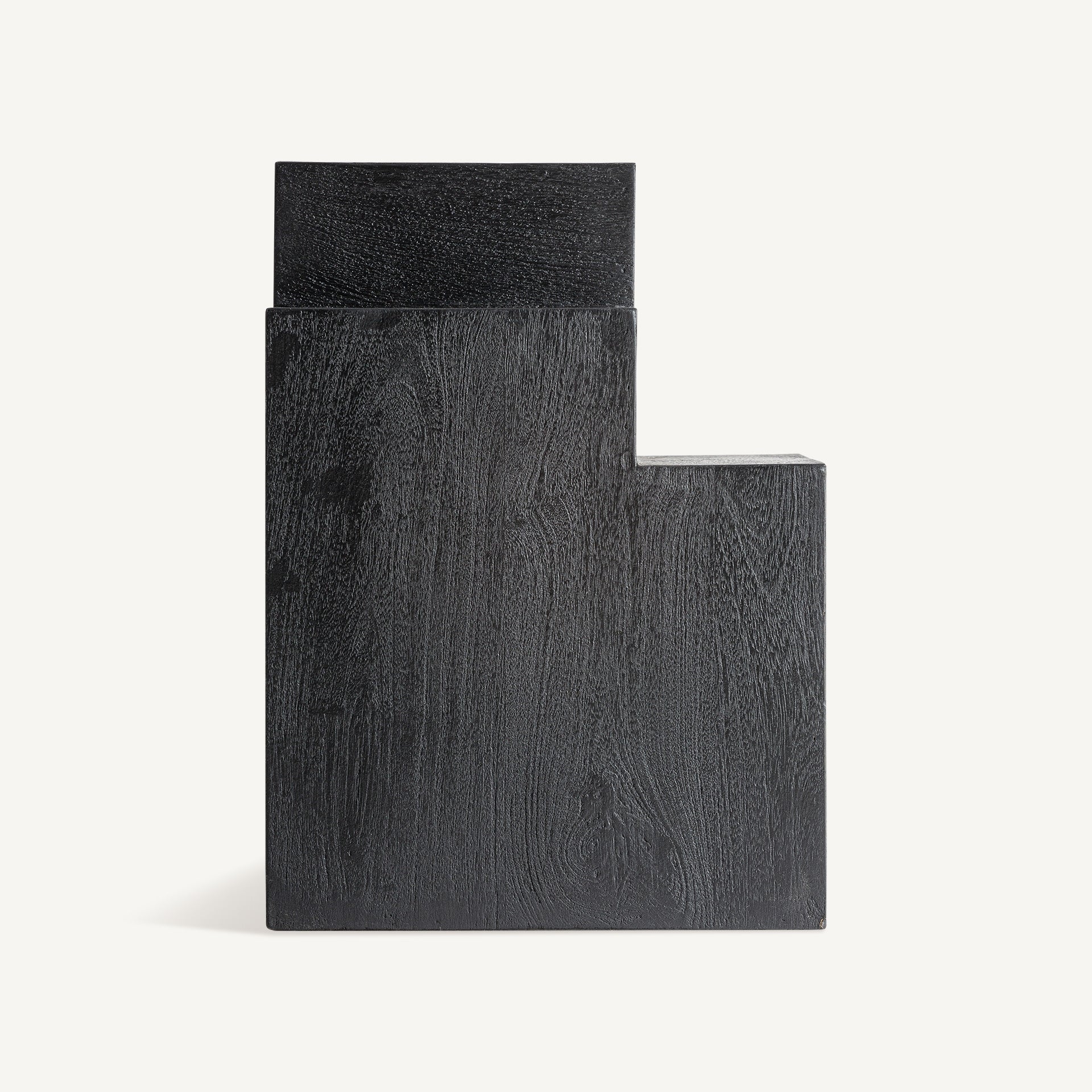 Bijzettafel PÈTRIA zwart mango hout