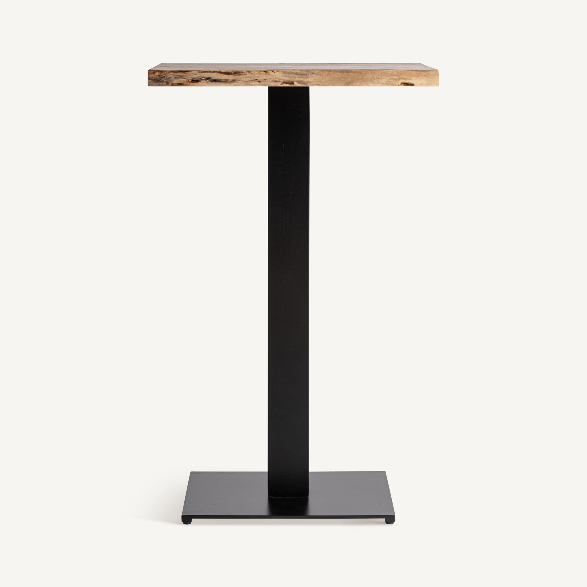 Bar Table STOW Mango Wood with Black Base