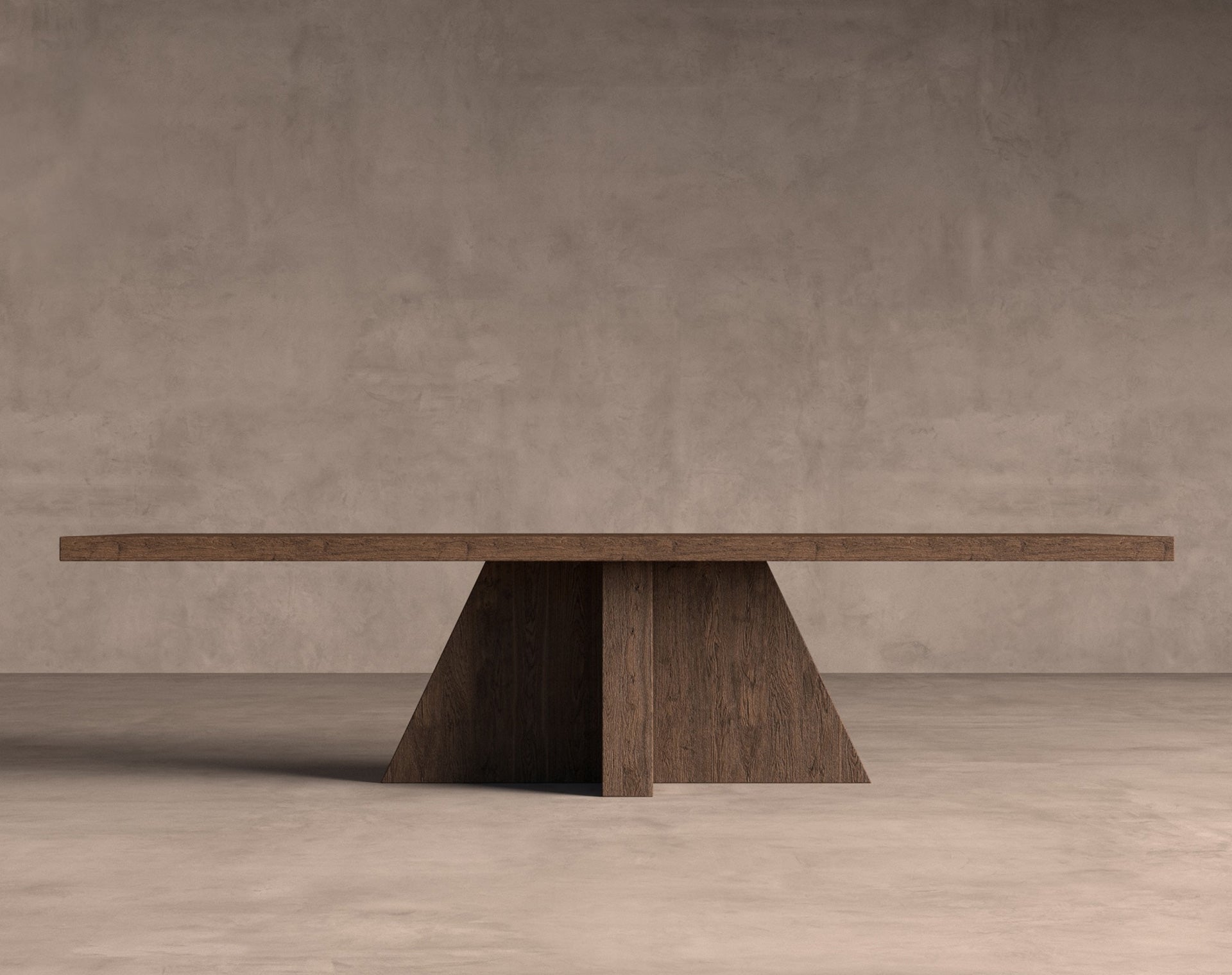 Tisch BRUTALIST aus recyceltem Holz